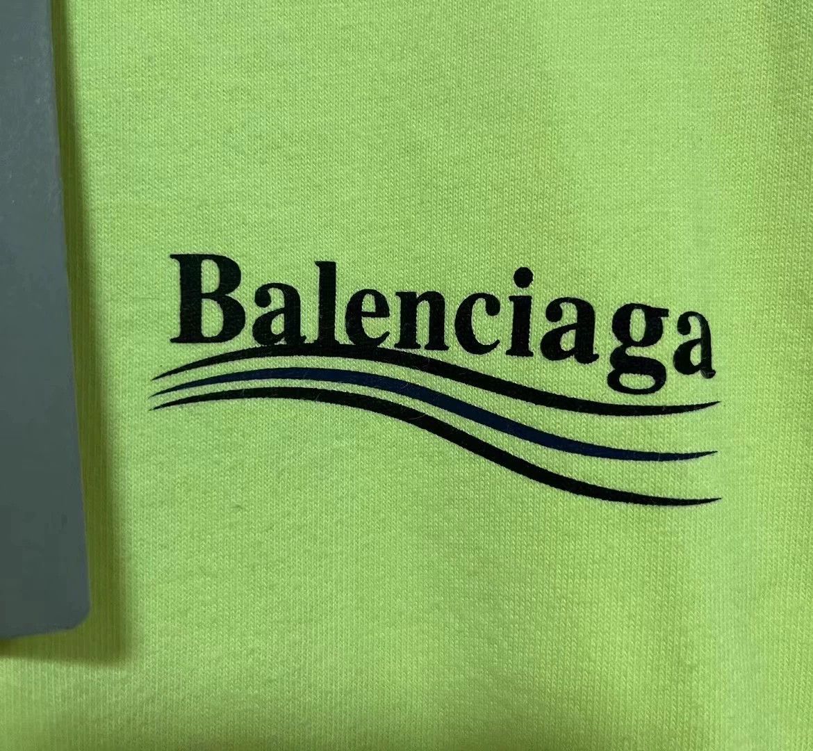 Balenciaga Balenciaga fluorescent yellow cola short sleeved shirt Size US S / EU 44-46 / 1 - 5 Thumbnail