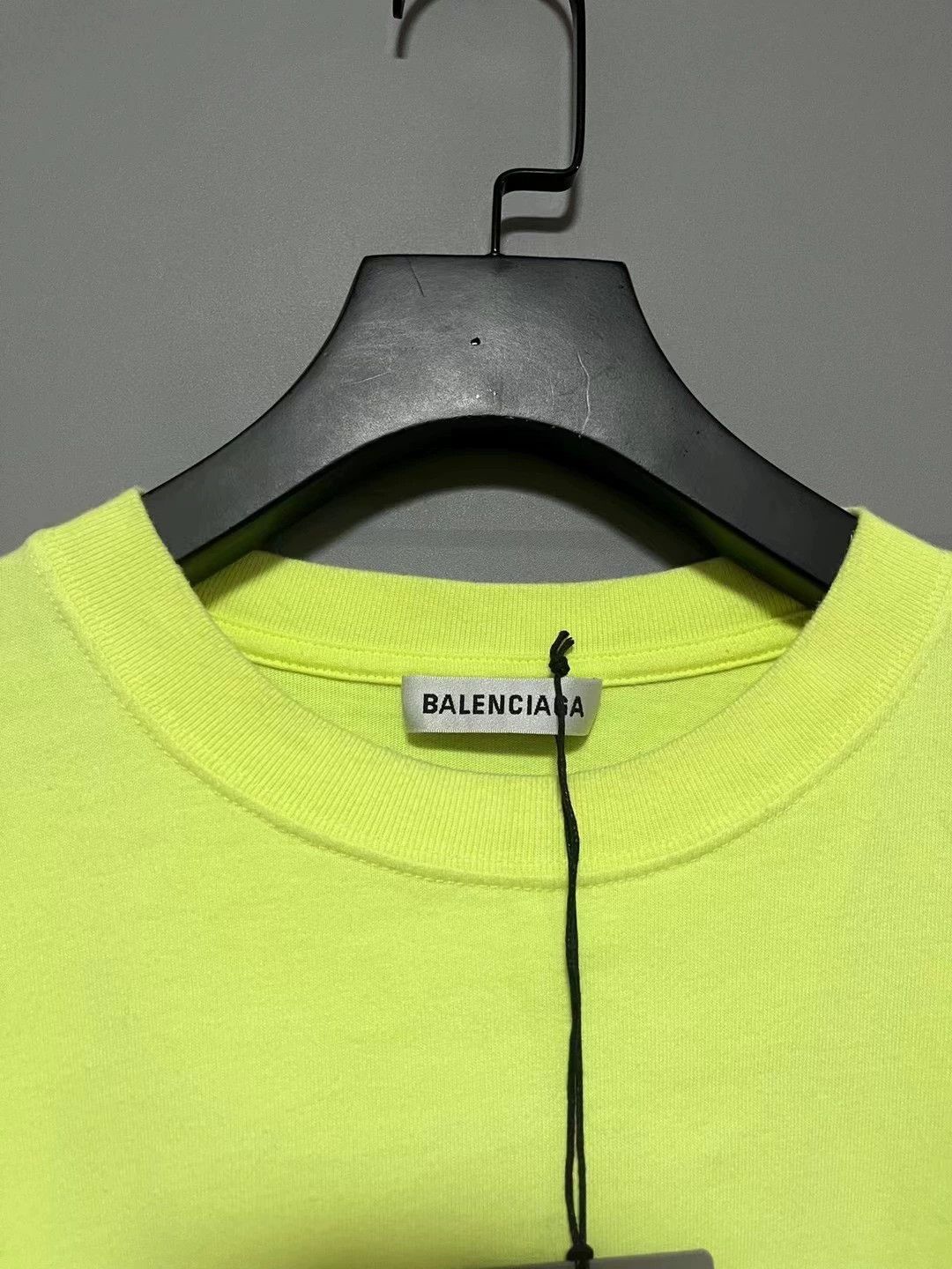 Balenciaga Balenciaga fluorescent yellow cola short sleeved shirt Size US S / EU 44-46 / 1 - 3 Thumbnail