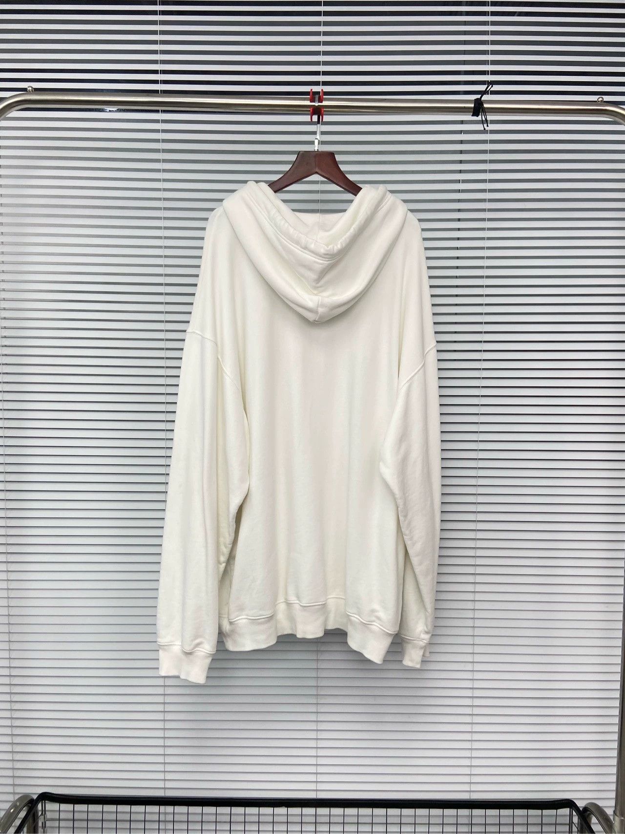 Balenciaga Balenciaga Lock Letter Logo White Hoodie Size US XS / EU 42 / 0 - 2 Thumbnail