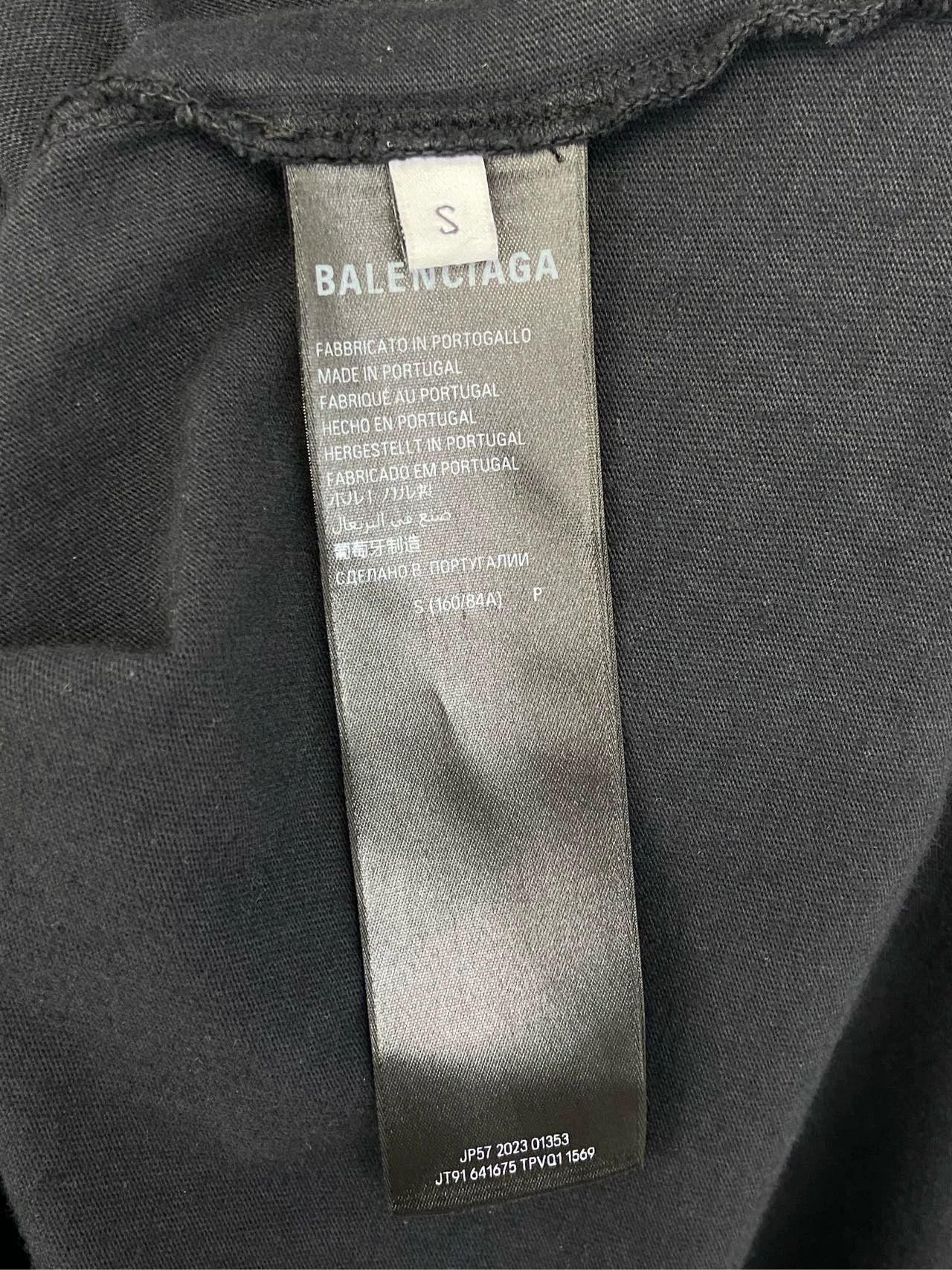Balenciaga Balenciaga SS24 New Year collection washed faded letter printed short sleeves Size US S / EU 44-46 / 1 - 6 Thumbnail