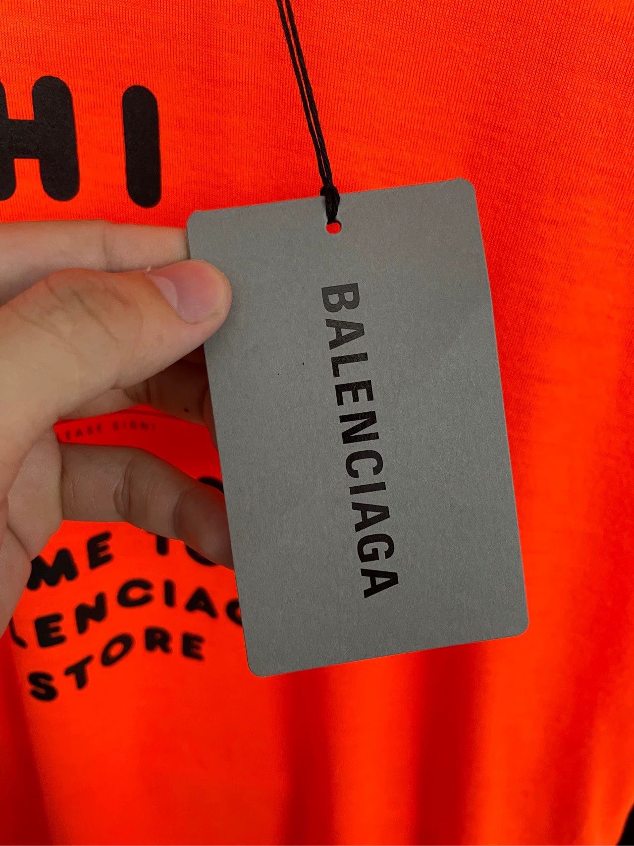 Balenciaga Balenciaga logo slogan logo short sleeved T-shirt Size US S / EU 44-46 / 1 - 4 Thumbnail