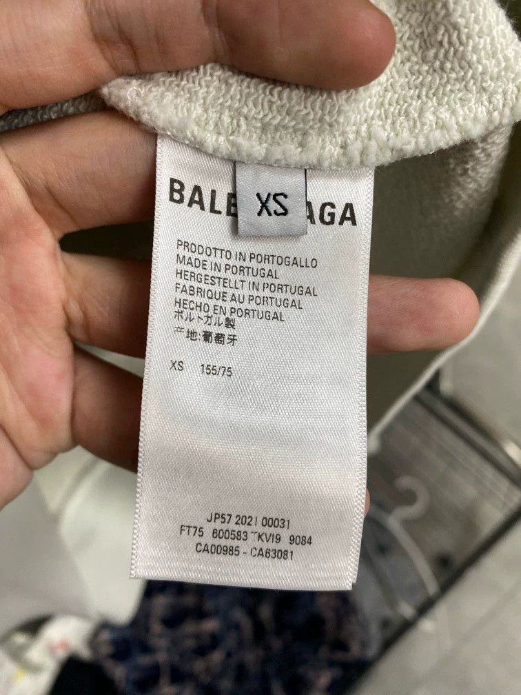 Balenciaga Balenciaga Embroidered Cola Wave Hoodie Size US S / EU 44-46 / 1 - 5 Thumbnail