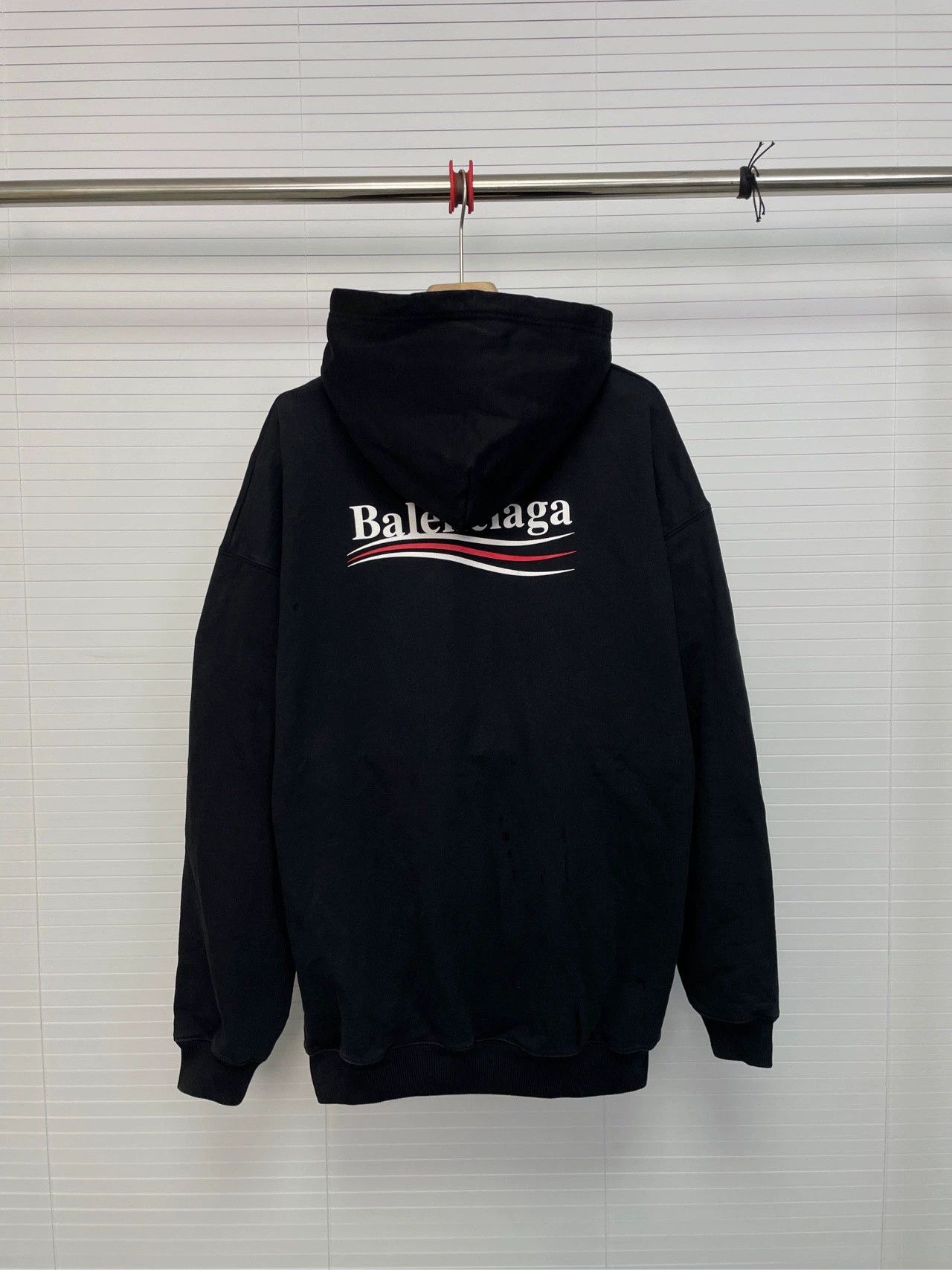 Balenciaga Balenciaga Cola Wave Black Hoodie Size US S / EU 44-46 / 1 - 2 Thumbnail