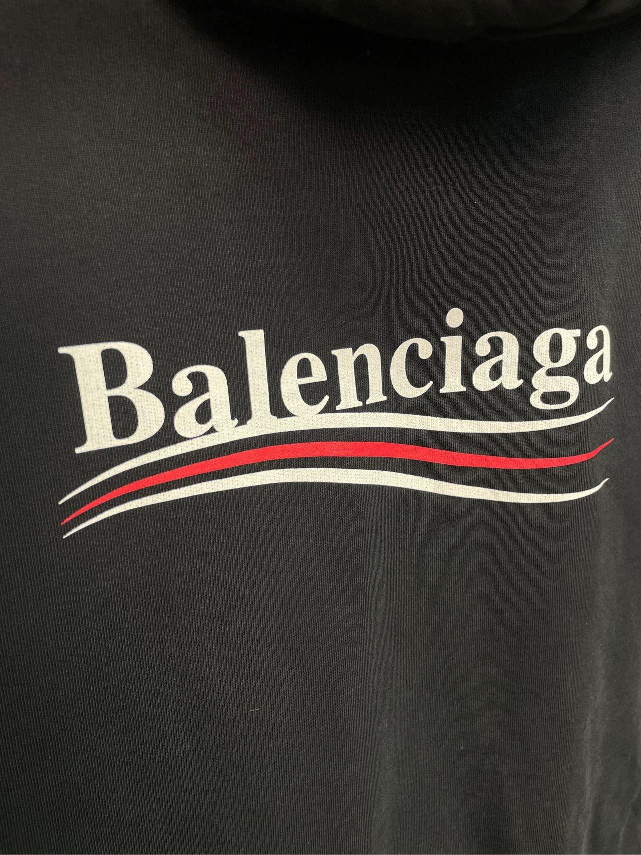 Balenciaga Balenciaga Cola Wave Black Hoodie Size US S / EU 44-46 / 1 - 3 Thumbnail