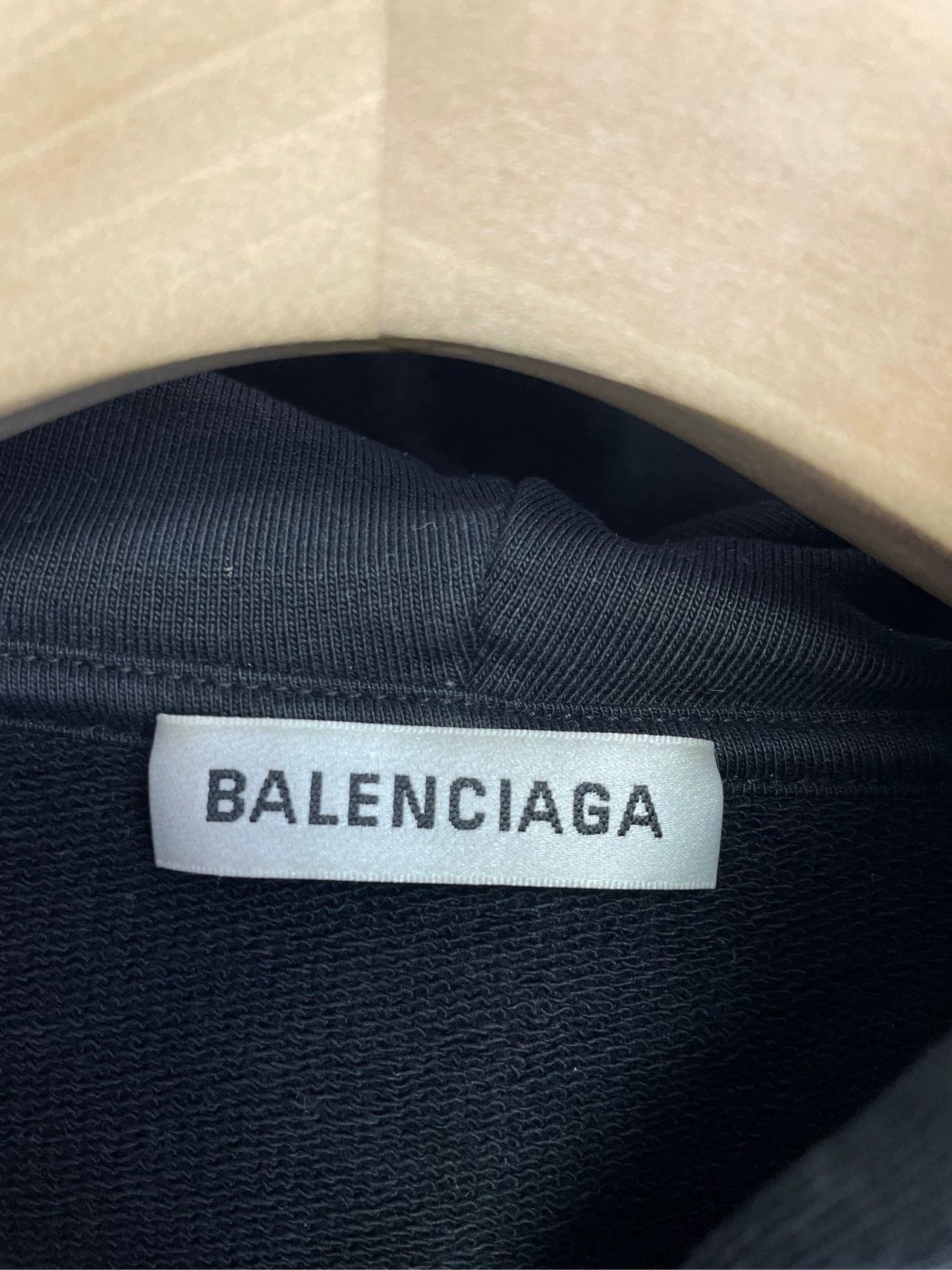 Balenciaga Balenciaga Cola Wave Black Hoodie Size US S / EU 44-46 / 1 - 4 Thumbnail