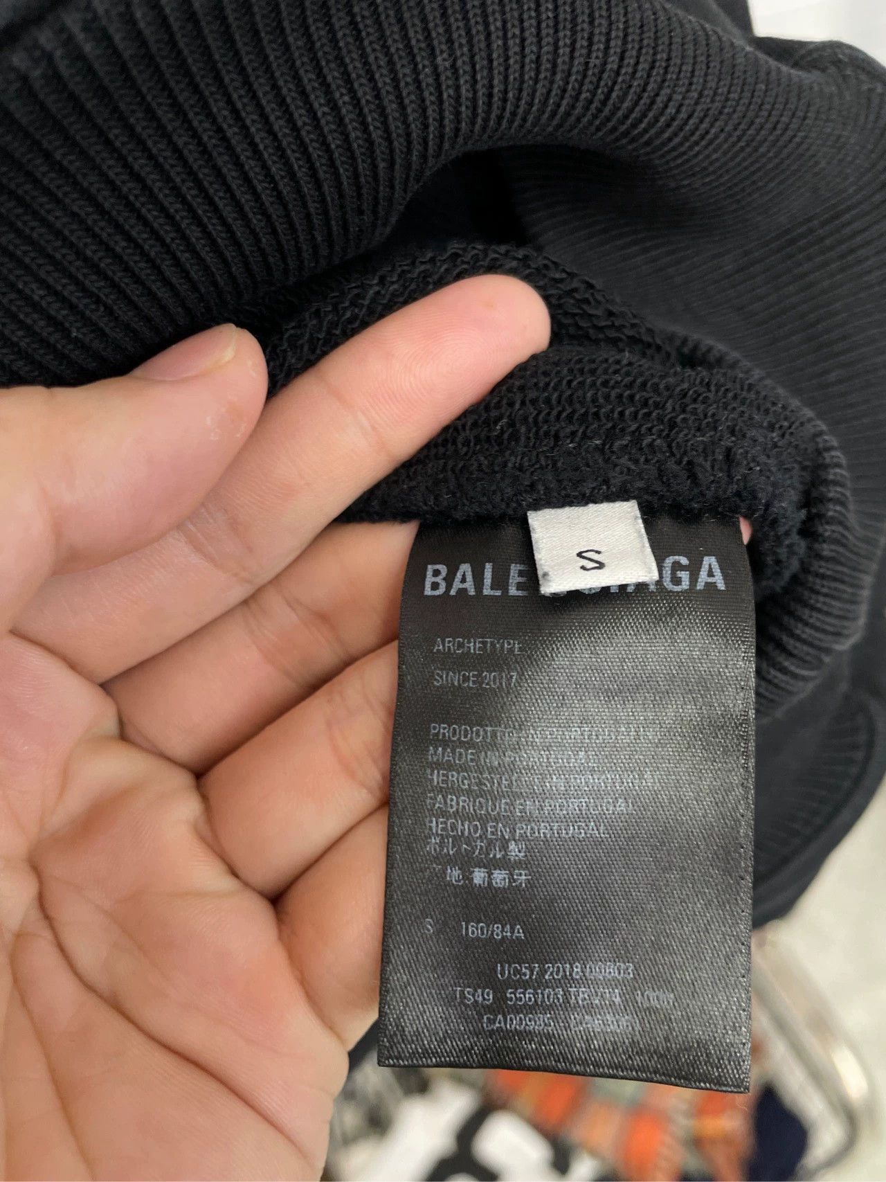 Balenciaga Balenciaga Cola Wave Black Hoodie Size US S / EU 44-46 / 1 - 5 Thumbnail