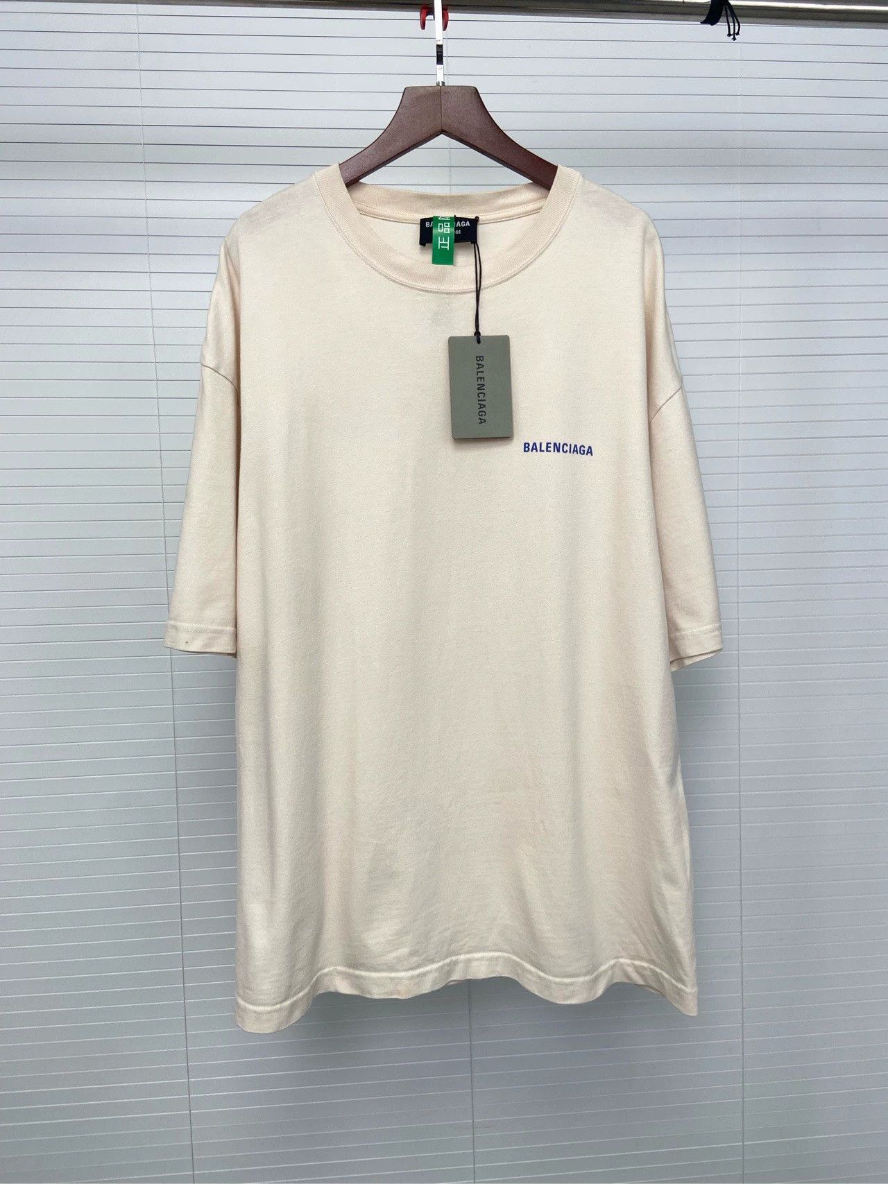 Balenciaga Balenciaga letter logo printed round neck pullover short sleeved T-shirt Size US L / EU 52-54 / 3 - 3 Thumbnail