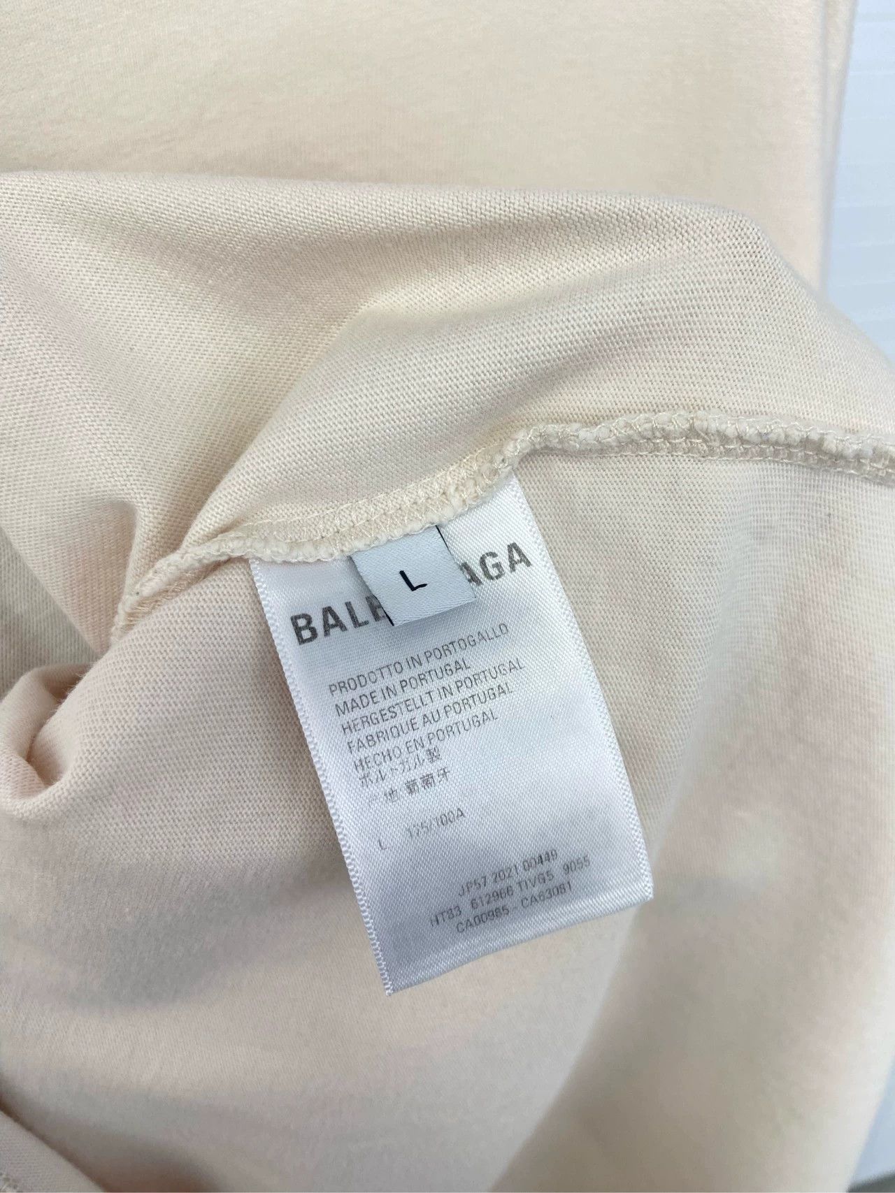 Balenciaga Balenciaga letter logo printed round neck pullover short sleeved T-shirt Size US L / EU 52-54 / 3 - 6 Thumbnail