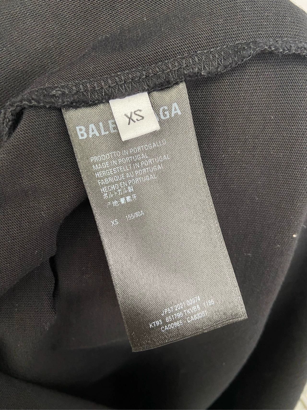 Balenciaga Balenciaga destroys logo cracks short sleeves Size US XS / EU 42 / 0 - 6 Thumbnail