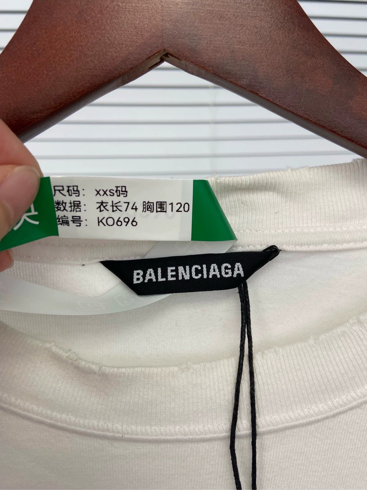 Balenciaga Balenciaga Letter Architecture Printed Round Neck Short Sleeve T-shirt Size US XXS / EU 40 - 5 Thumbnail