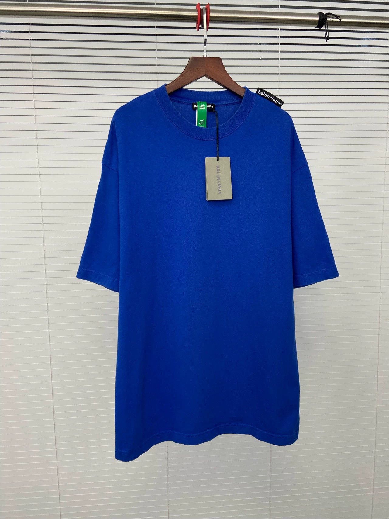 Balenciaga Balenciaga Arrow Label Blue Short Sleeve Size US M / EU 48-50 / 2 - 3 Thumbnail