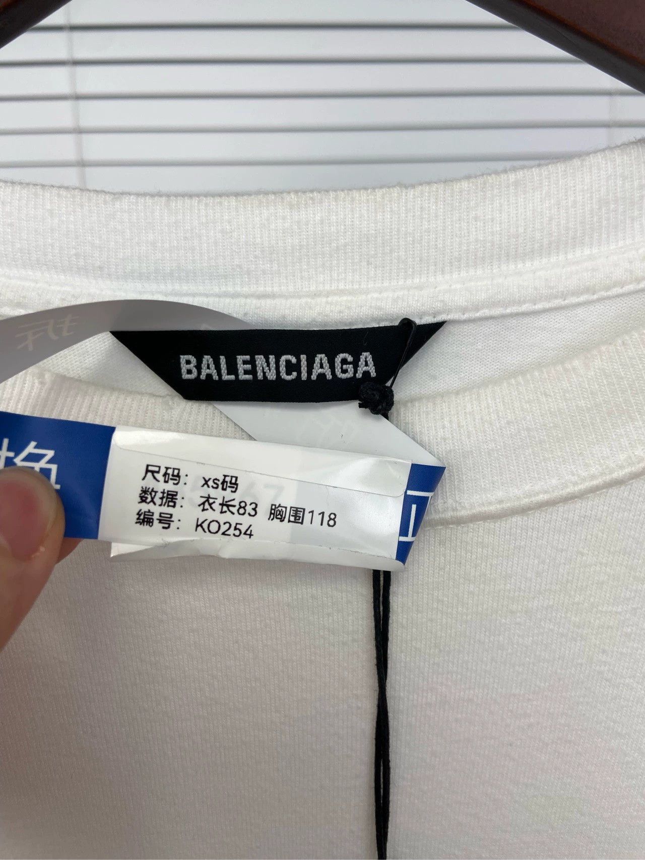 Balenciaga Balenciaga Marathon Letter Logo White Short sleeved T-shirt Size US XS / EU 42 / 0 - 5 Thumbnail