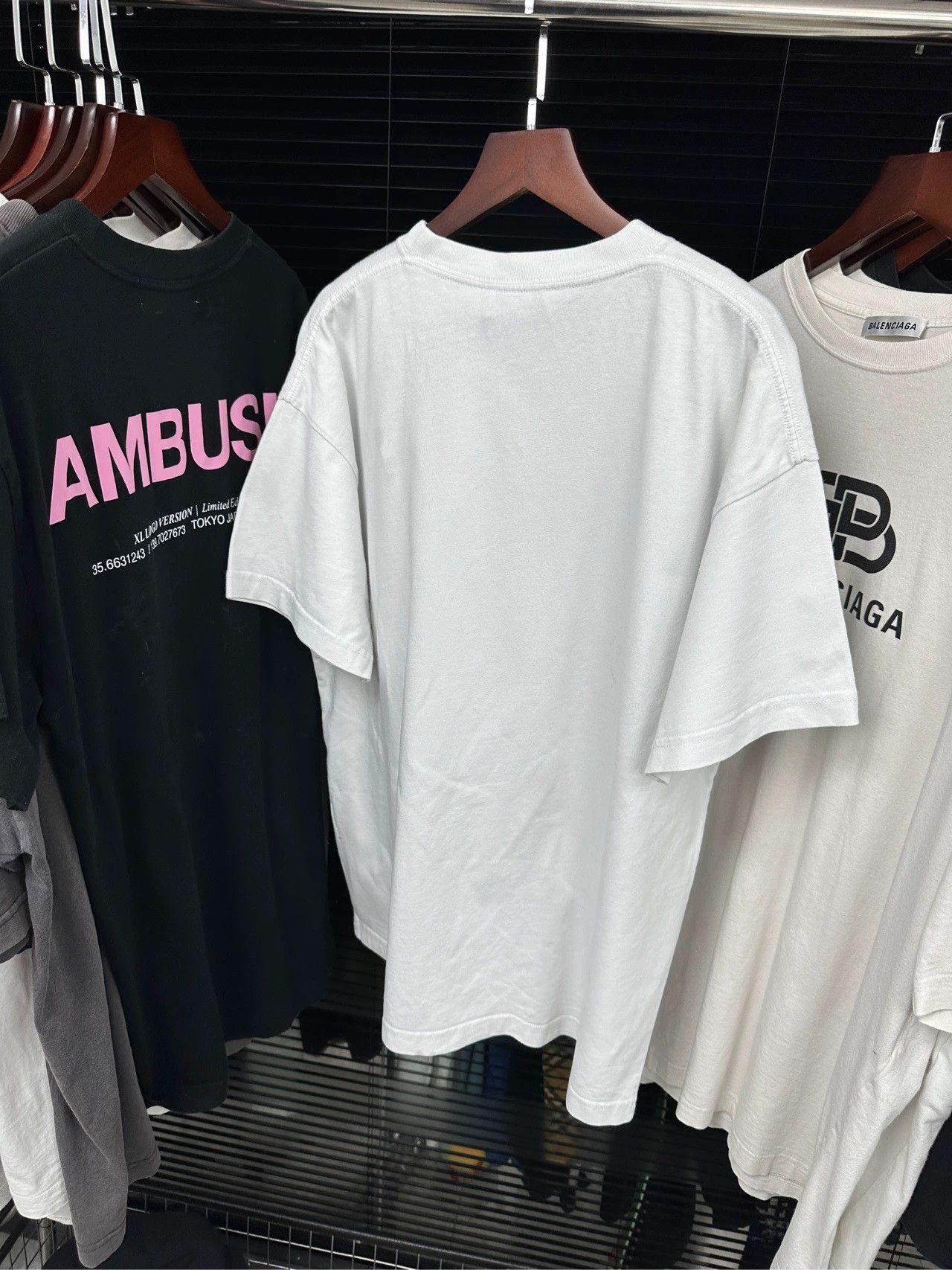 Balenciaga Balenciaga Mosaic Logo Letter White Short Sleeve Size US M / EU 48-50 / 2 - 2 Thumbnail