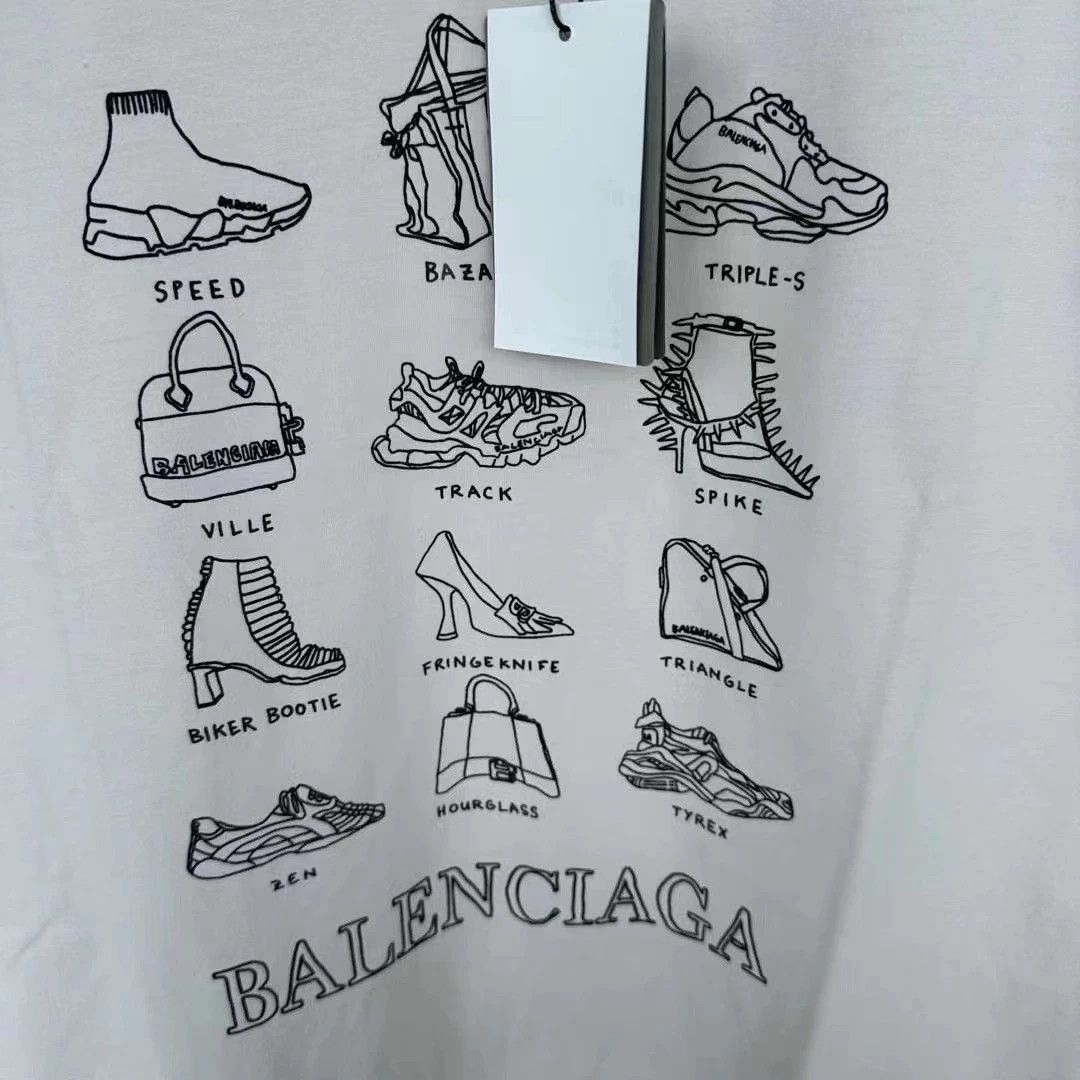 Balenciaga Balenciaga shoe collection short sleeved Size US XS / EU 42 / 0 - 3 Thumbnail