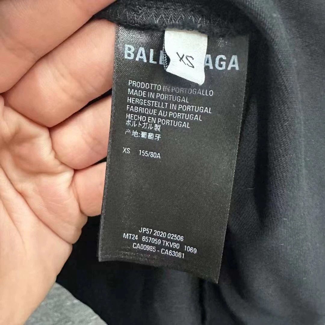 Balenciaga Balenciaga Fake 2 Double Hook Short Sleeves Size US XS / EU 42 / 0 - 6 Thumbnail