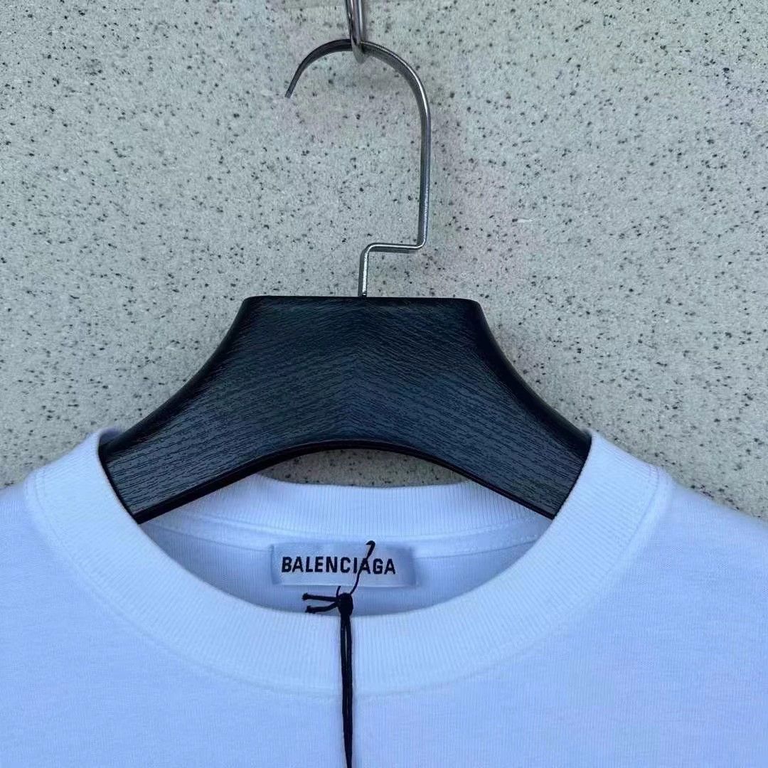 Balenciaga Balenciaga white cola short sleeved shirt Size US S / EU 44-46 / 1 - 2 Thumbnail
