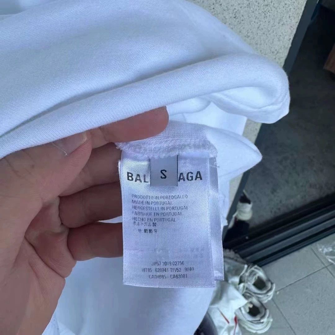 Balenciaga Balenciaga white cola short sleeved shirt Size US S / EU 44-46 / 1 - 4 Thumbnail