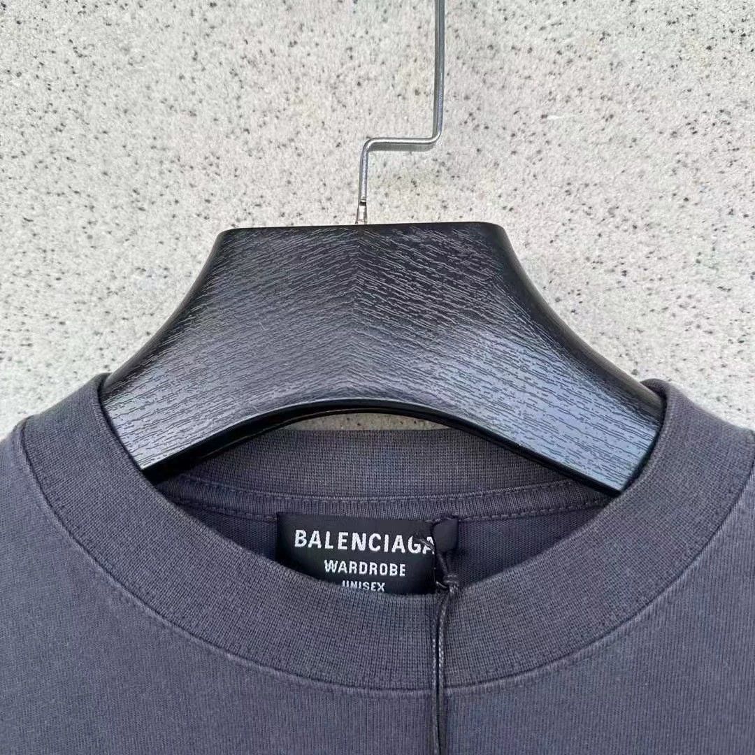 Balenciaga Balenciaga Smoke Grey Embroidered Coke short sleeve shirt Size US S / EU 44-46 / 1 - 2 Thumbnail