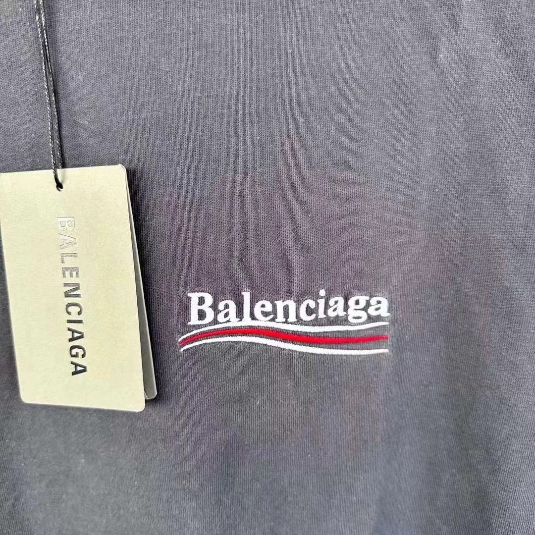 Balenciaga Balenciaga Smoke Grey Embroidered Coke short sleeve shirt Size US S / EU 44-46 / 1 - 3 Thumbnail