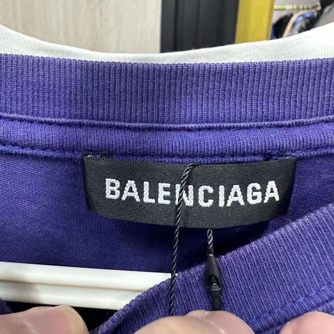 Balenciaga Balenciaga Blue Coke Short Sleeve Size US XS / EU 42 / 0 - 2 Thumbnail