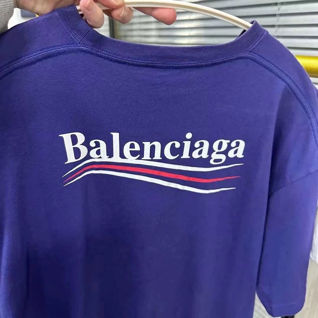 Balenciaga Balenciaga Blue Coke Short Sleeve Size US XS / EU 42 / 0 - 5 Thumbnail