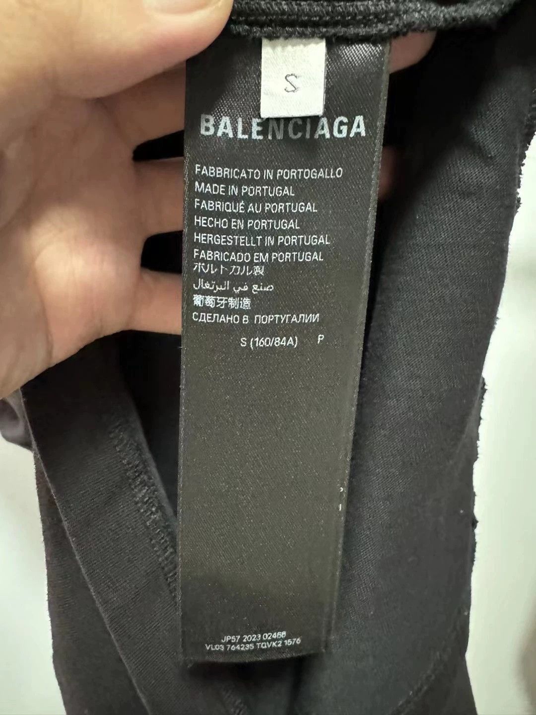Balenciaga Balenciaga Wife Limited Short Sleeve Black Size US S / EU 44-46 / 1 - 4 Thumbnail