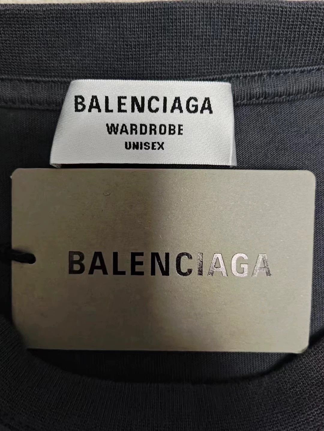 Balenciaga Balenciaga 22ss embroidered cola logo washed short sleeved shirt Size US S / EU 44-46 / 1 - 5 Thumbnail