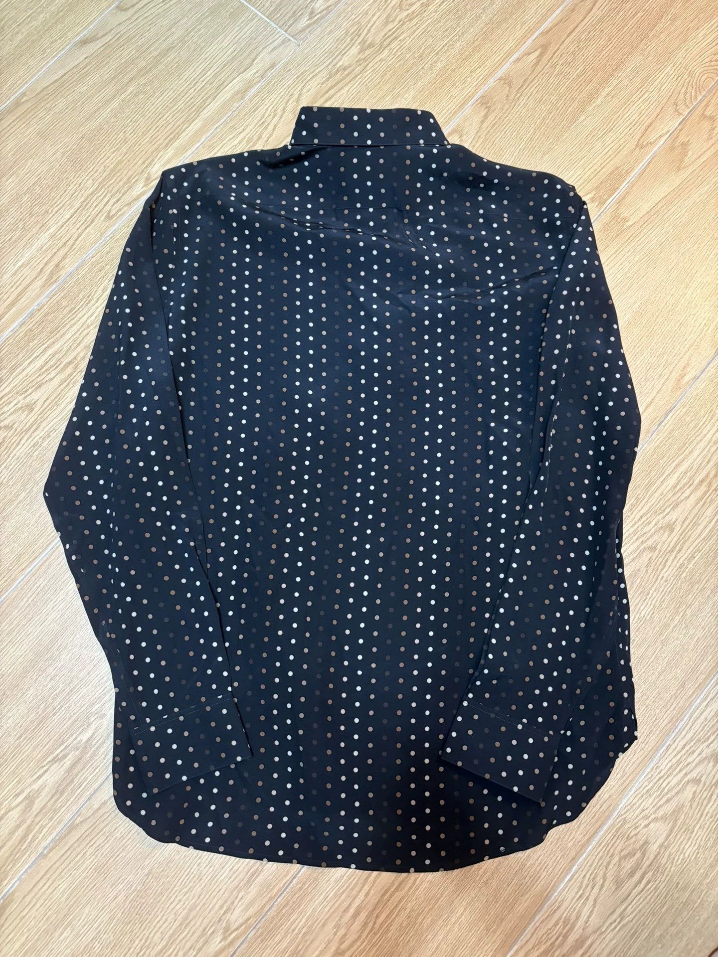 Saint Laurent Paris Saint Laurent Paris Black and white polka dot shirt Size US XS / EU 42 / 0 - 2 Thumbnail