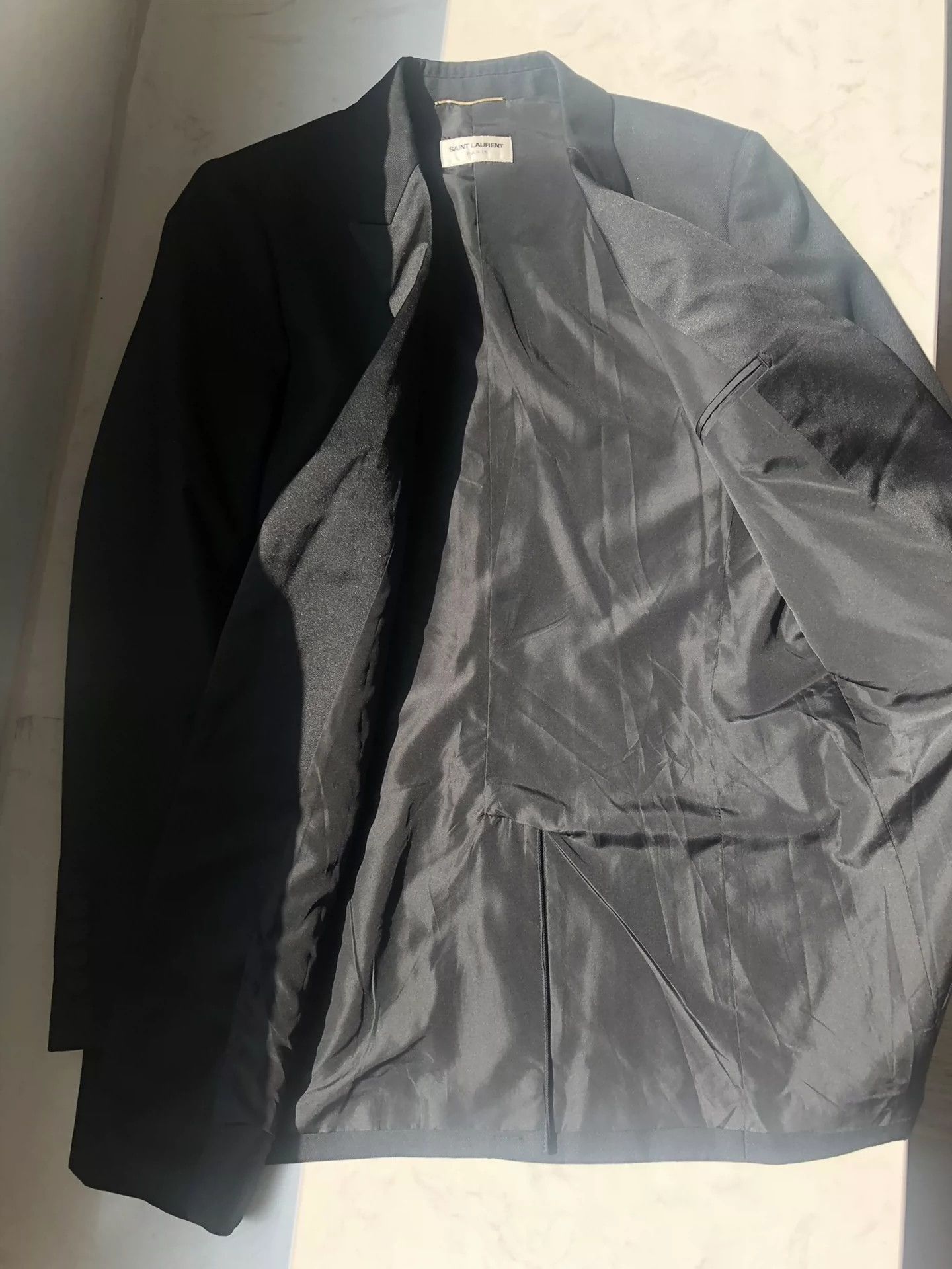 Saint Laurent Paris Saint Laurent Paris Women's black suit jacket Size US L / EU 52-54 / 3 - 7 Thumbnail