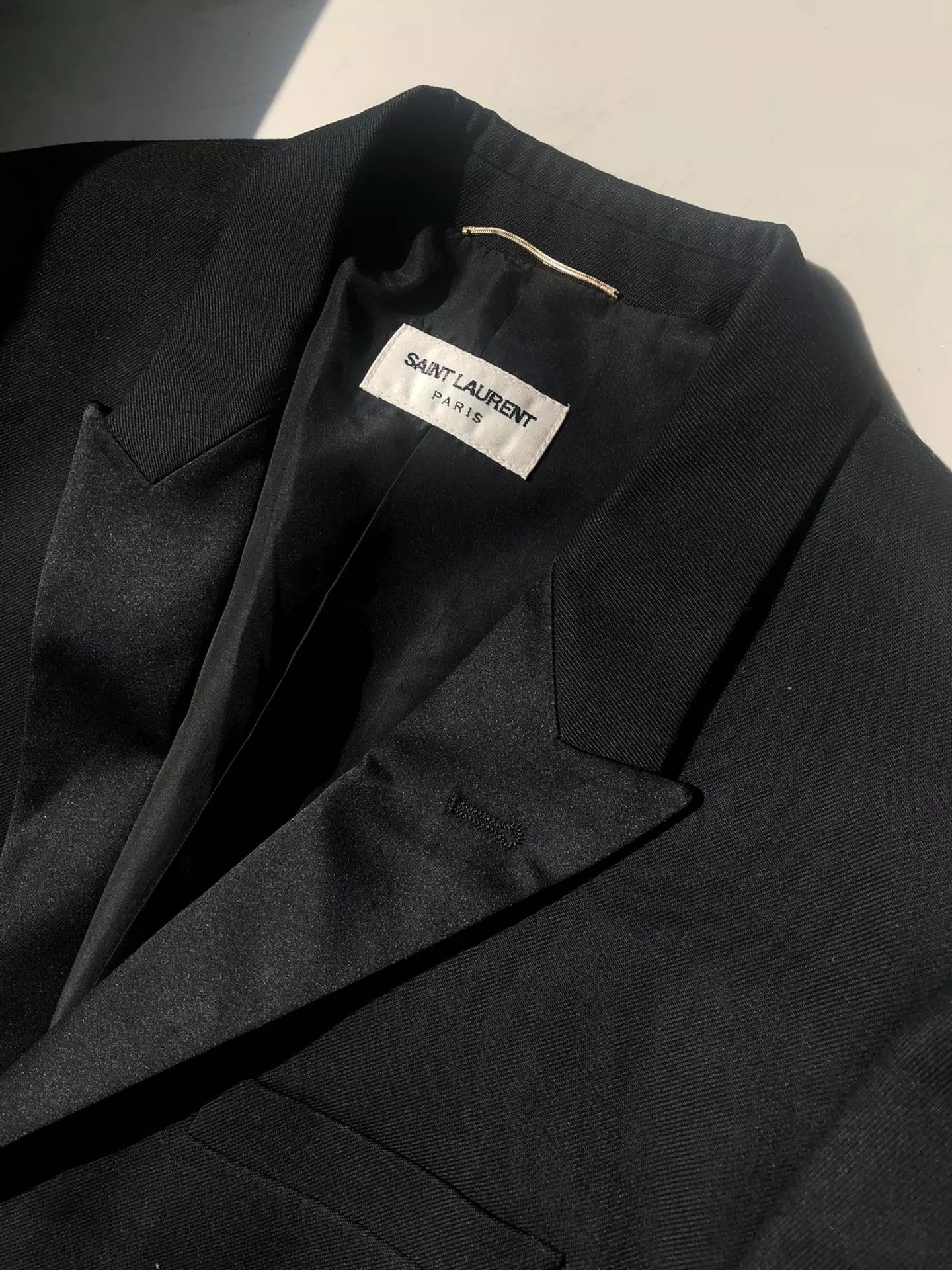 Saint Laurent Paris Saint Laurent Paris Women's black suit jacket Size US L / EU 52-54 / 3 - 4 Thumbnail