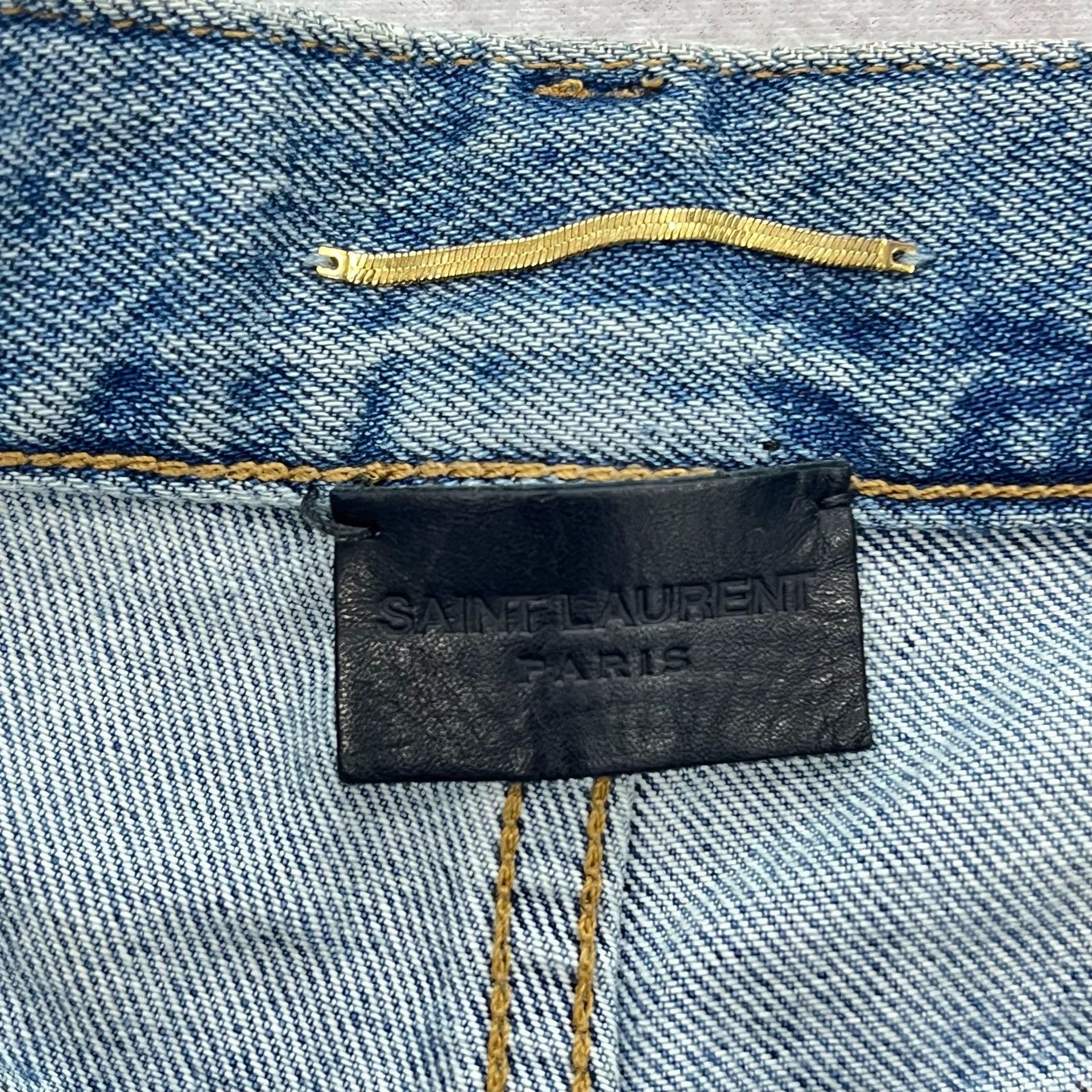 Saint Laurent Paris Saint Laurent Paris Washed blue jeans Size US 30 / EU 46 - 5 Thumbnail