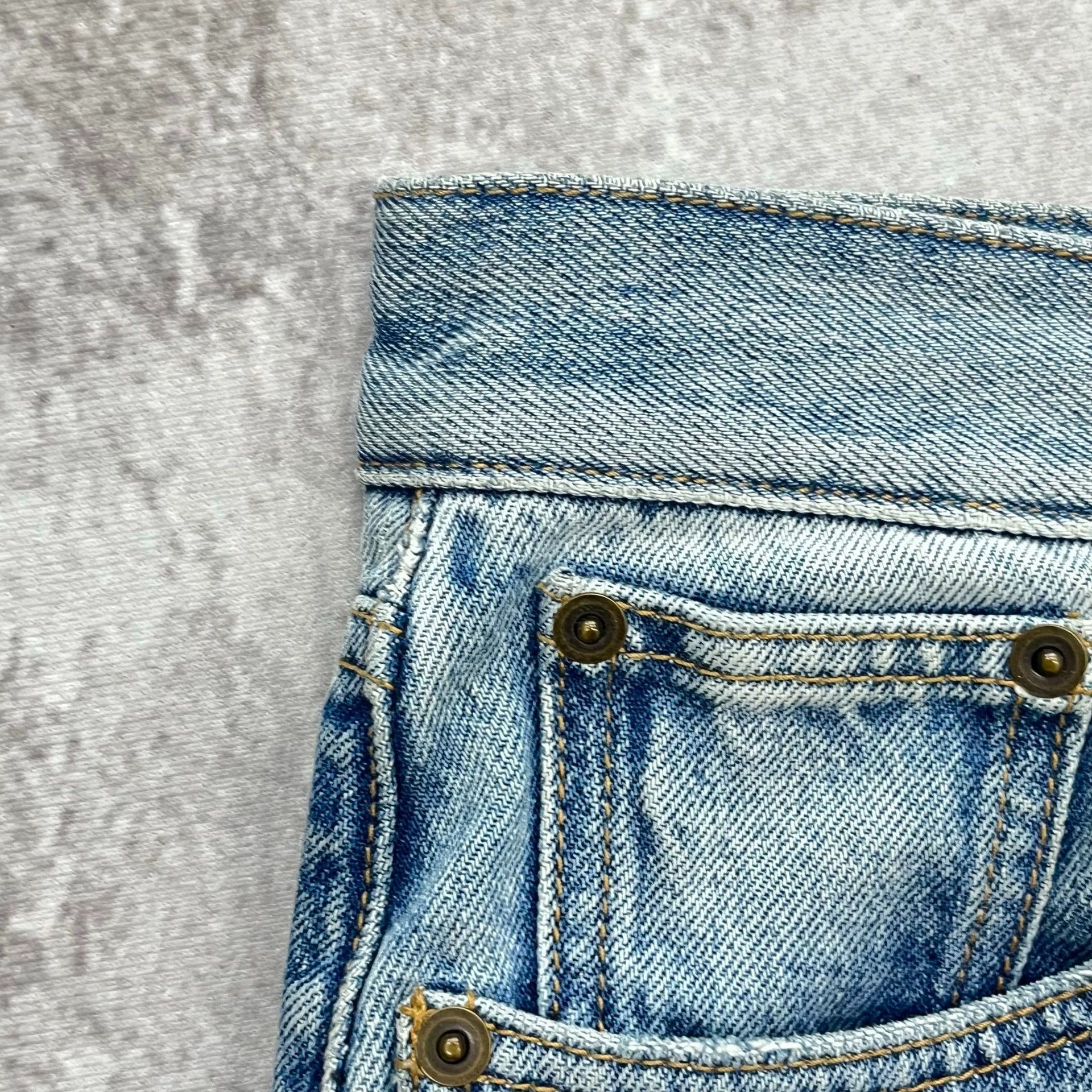 Saint Laurent Paris Saint Laurent Paris Washed blue jeans Size US 30 / EU 46 - 7 Thumbnail