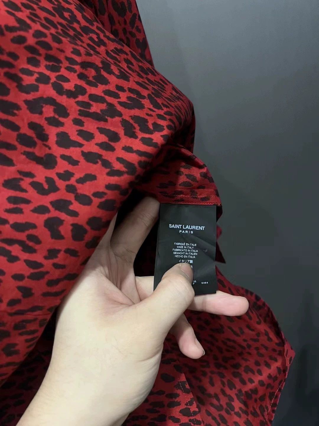 Saint Laurent Paris Saint Laurent Paris Leopard print shirt Size US XS / EU 42 / 0 - 4 Thumbnail