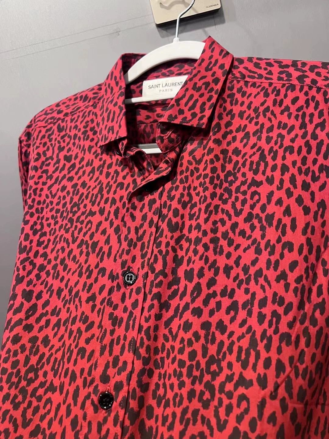 Saint Laurent Paris Saint Laurent Paris Leopard print shirt Size US XS / EU 42 / 0 - 2 Thumbnail