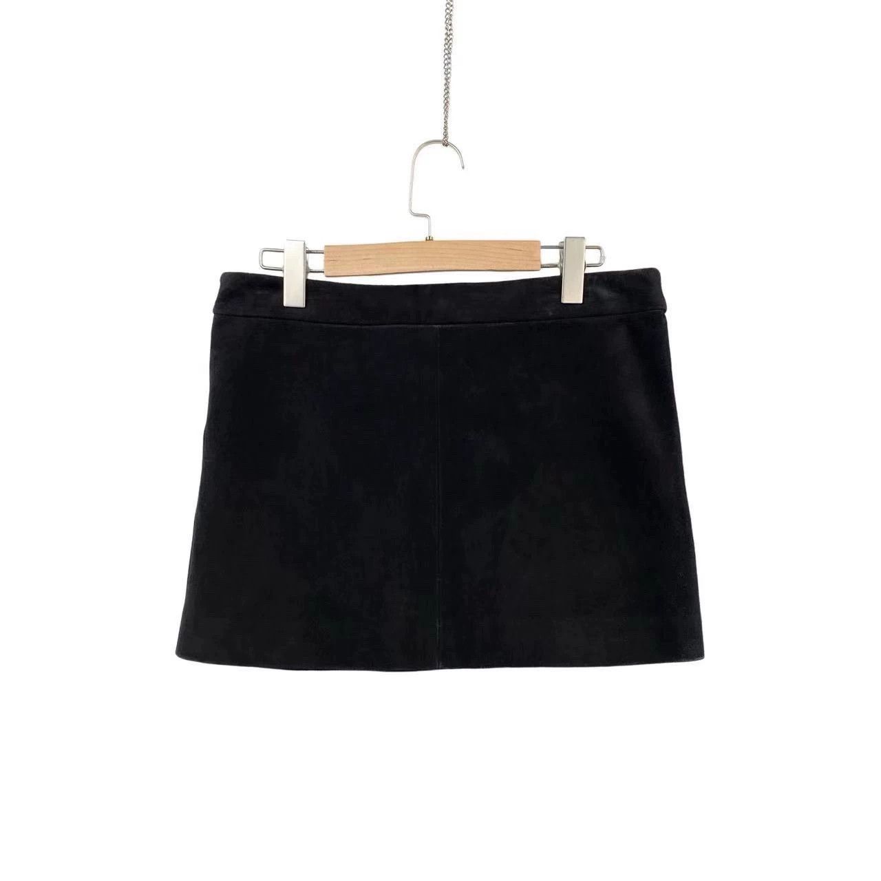 Saint Laurent Paris Saint Laurent Paris Black velvet short skirt Size US 40 / EU 56 - 2 Thumbnail