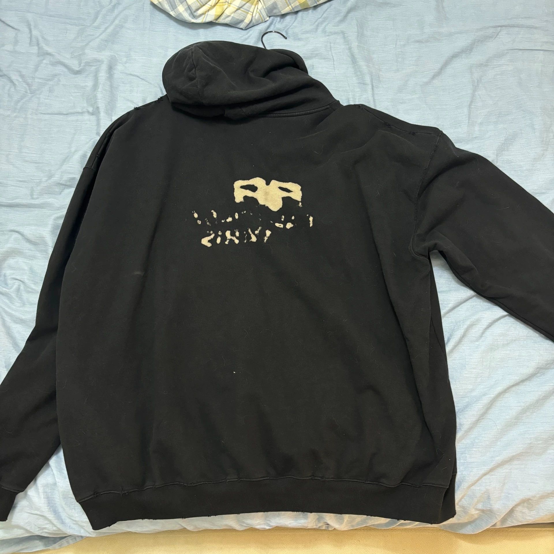 Balenciaga backprint hoodie clearance
