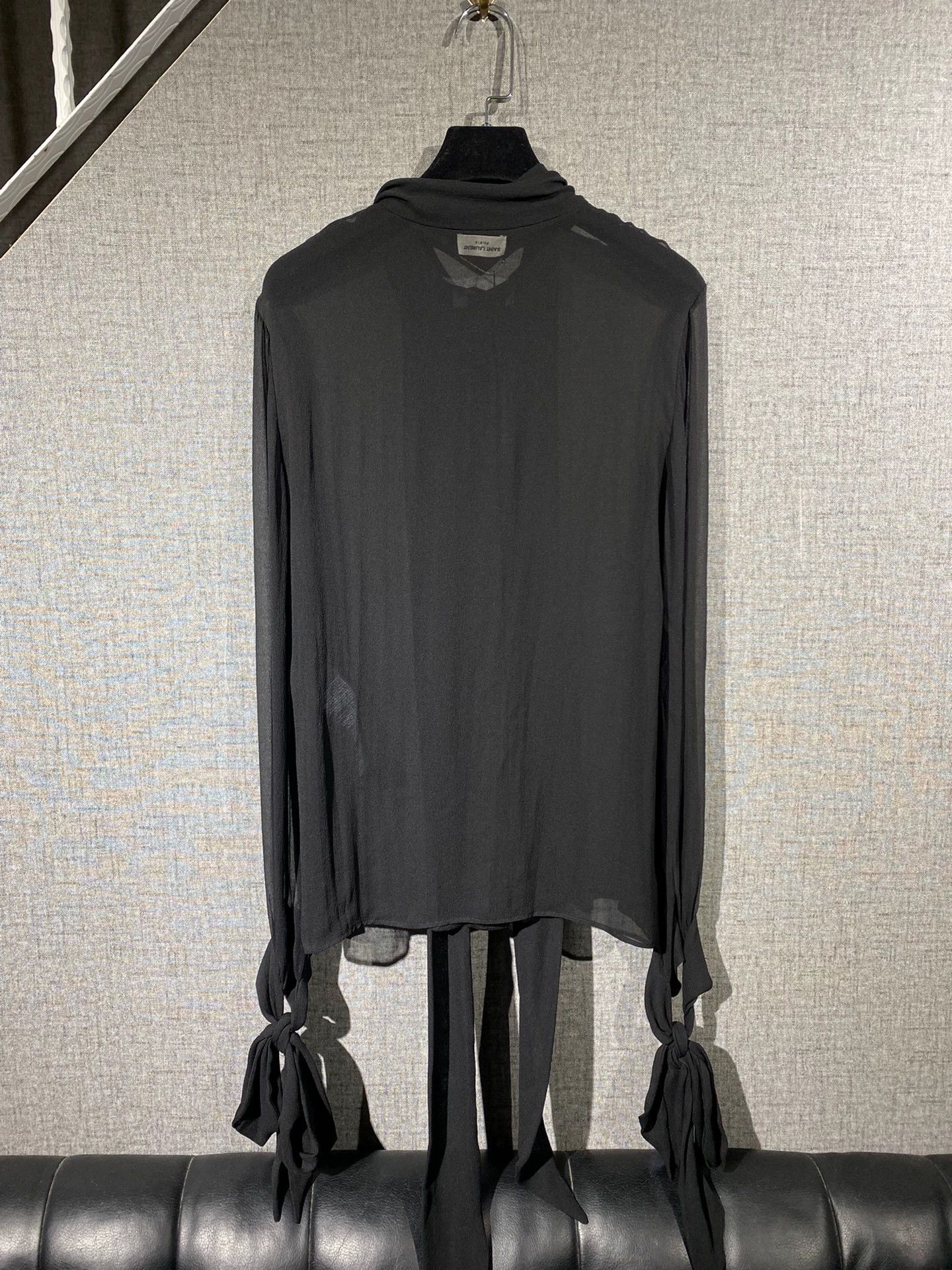 Saint Laurent Paris Saint Laurent Paris Ladies' silk long sleeves Size US XS / EU 42 / 0 - 2 Thumbnail