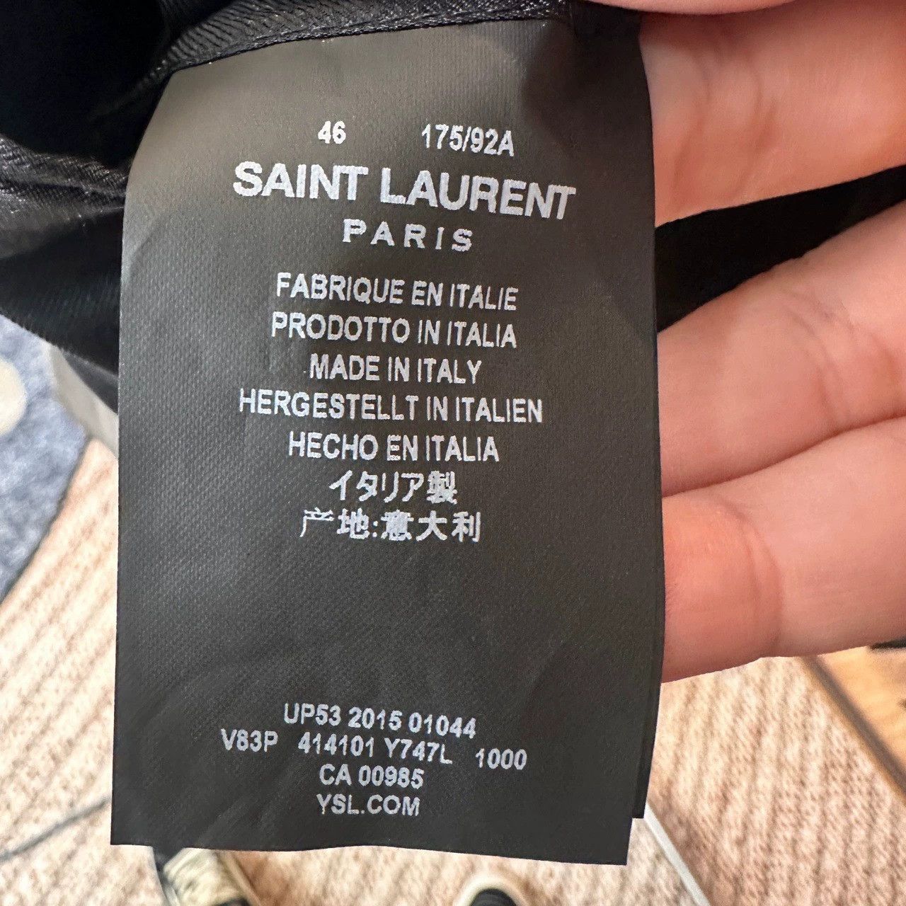 Saint Laurent Paris Saint Laurent Paris Tassel patchwork suit jacket Size US S / EU 44-46 / 1 - 5 Thumbnail