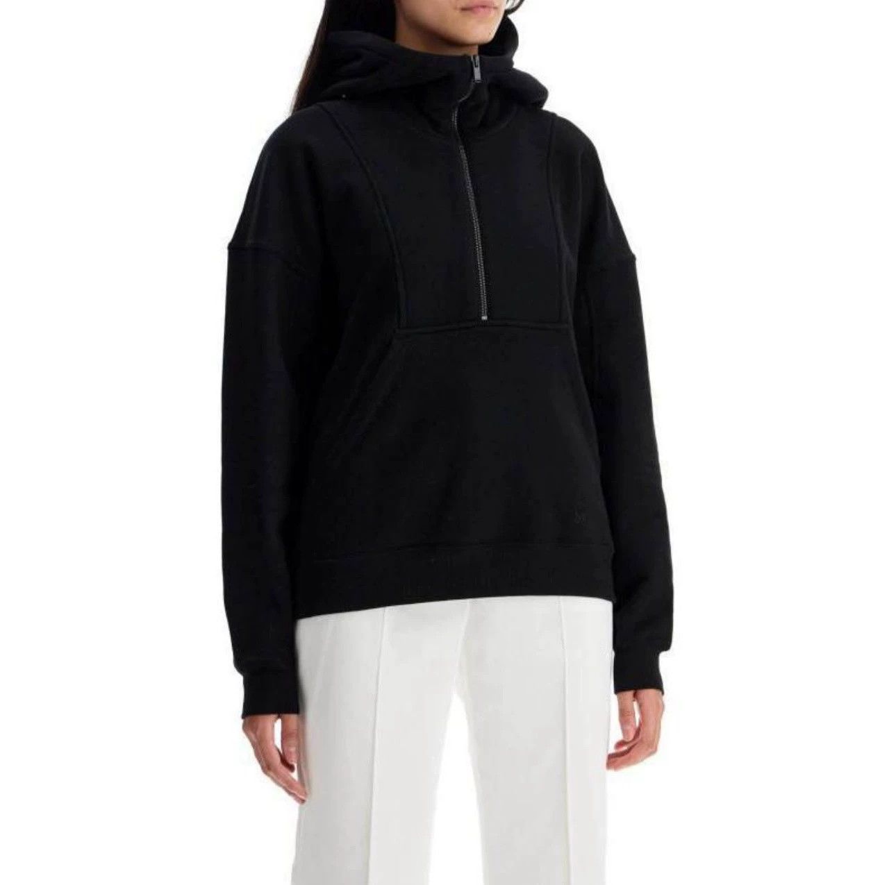 Saint Laurent Paris Saint Laurent Paris Solid color zipper loose hooded sweatshirt Size US M / EU 48-50 / 2 - 3 Thumbnail