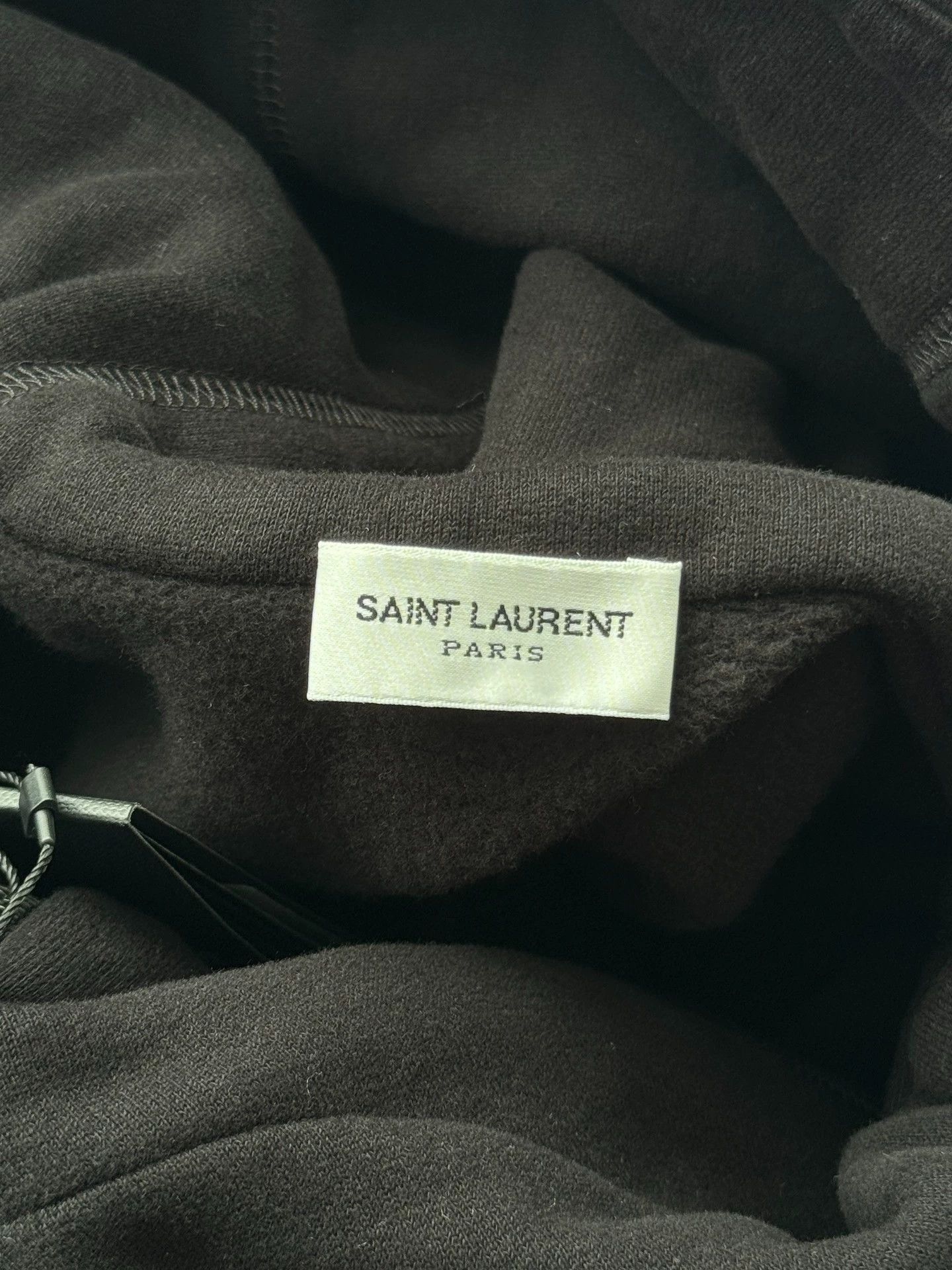 Saint Laurent Paris Saint Laurent Paris Solid color zipper loose hooded sweatshirt Size US M / EU 48-50 / 2 - 6 Thumbnail