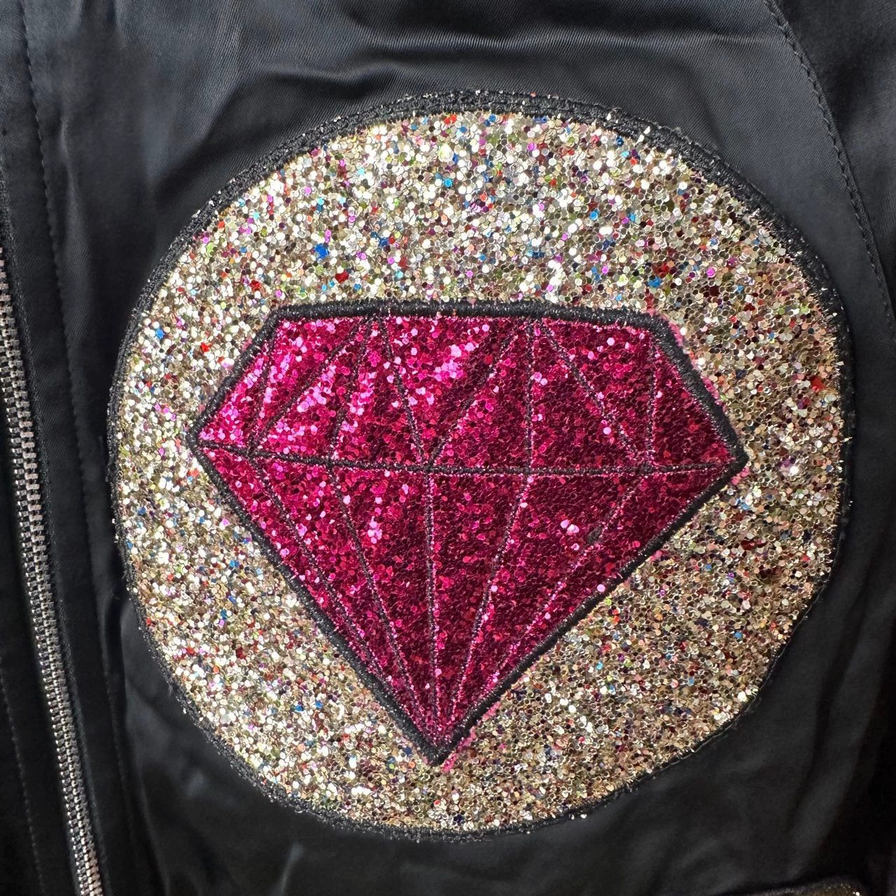 Saint Laurent Paris Saint Laurent Paris Sparkling Pink Diamond Baseball Jacket Size US M / EU 48-50 / 2 - 3 Thumbnail