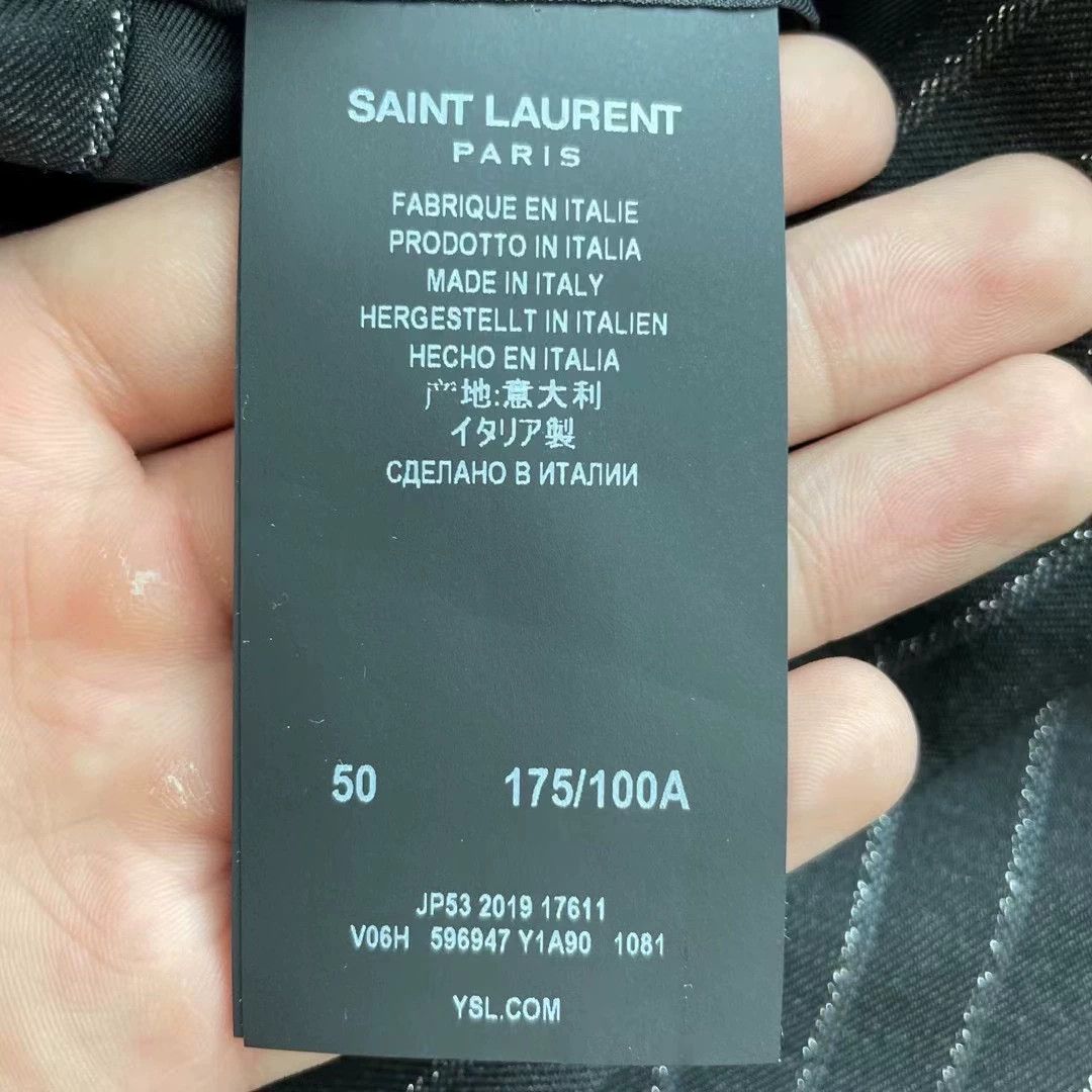 Saint Laurent Paris Saint Laurent Paris Striped suit jacket Size US M / EU 48-50 / 2 - 4 Thumbnail