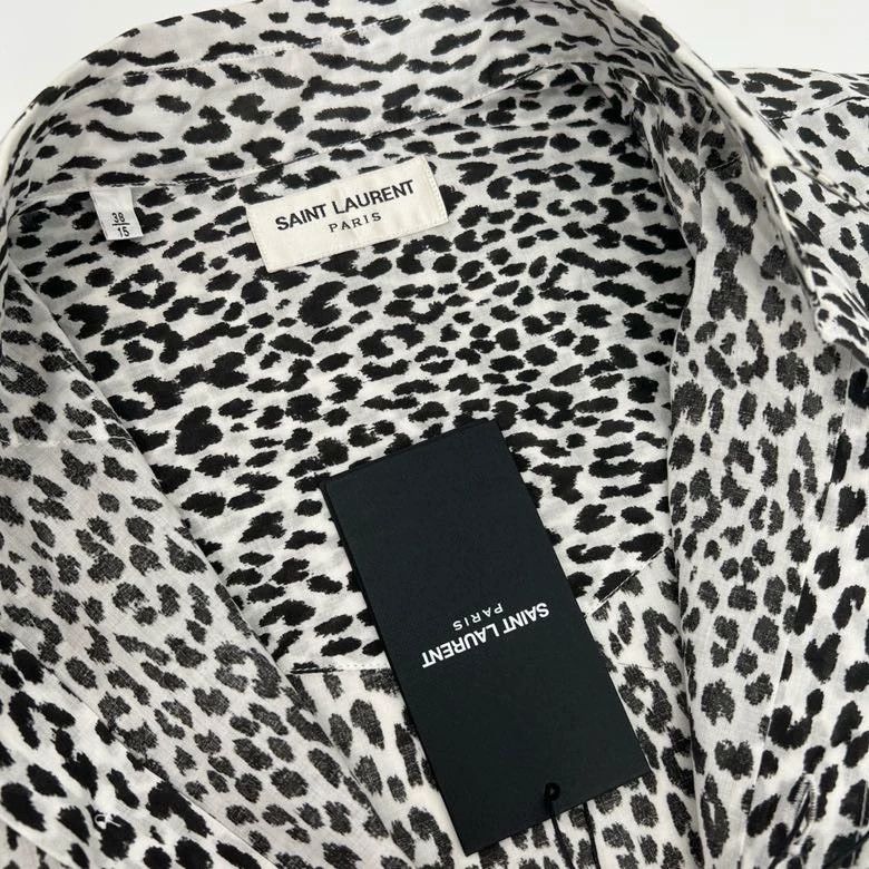 Saint Laurent Paris Saint Laurent Paris Popular leopard print shirt Size US M / EU 48-50 / 2 - 5 Thumbnail