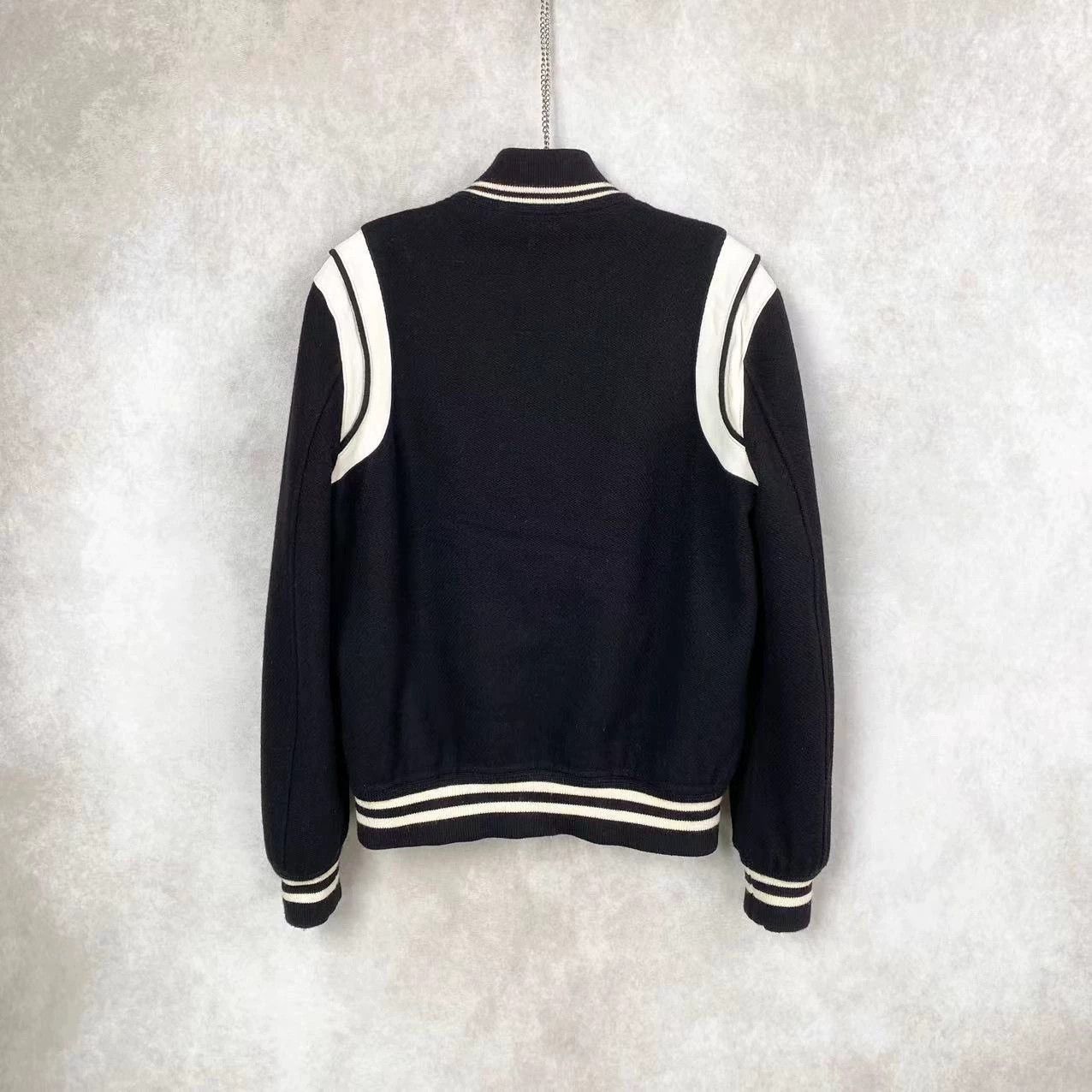 Saint Laurent Paris Saint Laurent Paris Classic baseball jacket Size US M / EU 48-50 / 2 - 2 Thumbnail
