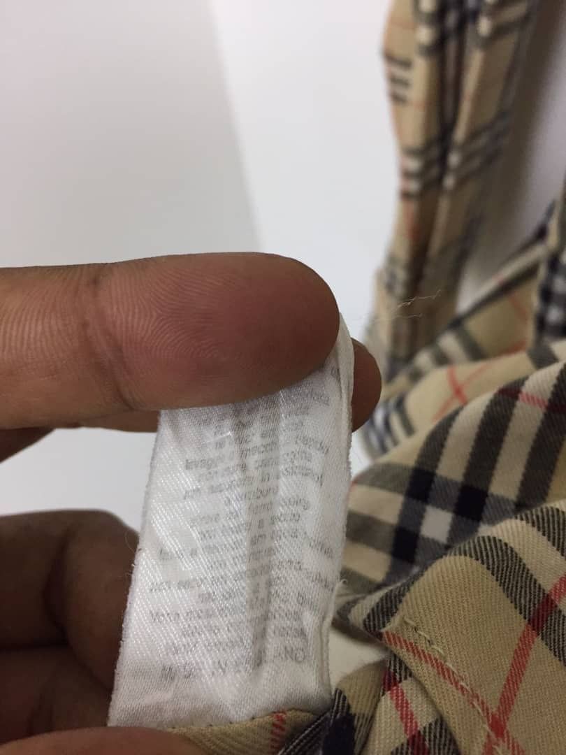 Burberry × Vintage Vintage Burberry Checked Long Sleeve Button-up Size US M / EU 48-50 / 2 - 7 Thumbnail
