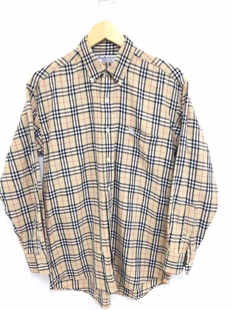 Burberry × Vintage Vintage Burberry Checked Long Sleeve Button-up Size US M / EU 48-50 / 2 - 1 Thumbnail