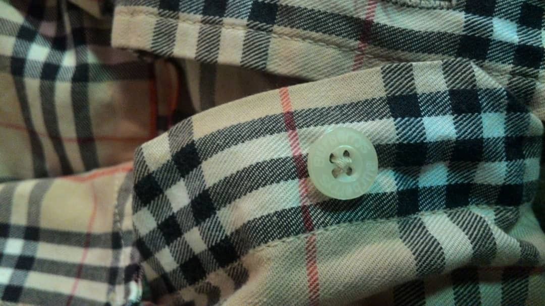 Burberry × Vintage Vintage Burberry Checked Long Sleeve Button-up Size US M / EU 48-50 / 2 - 6 Thumbnail
