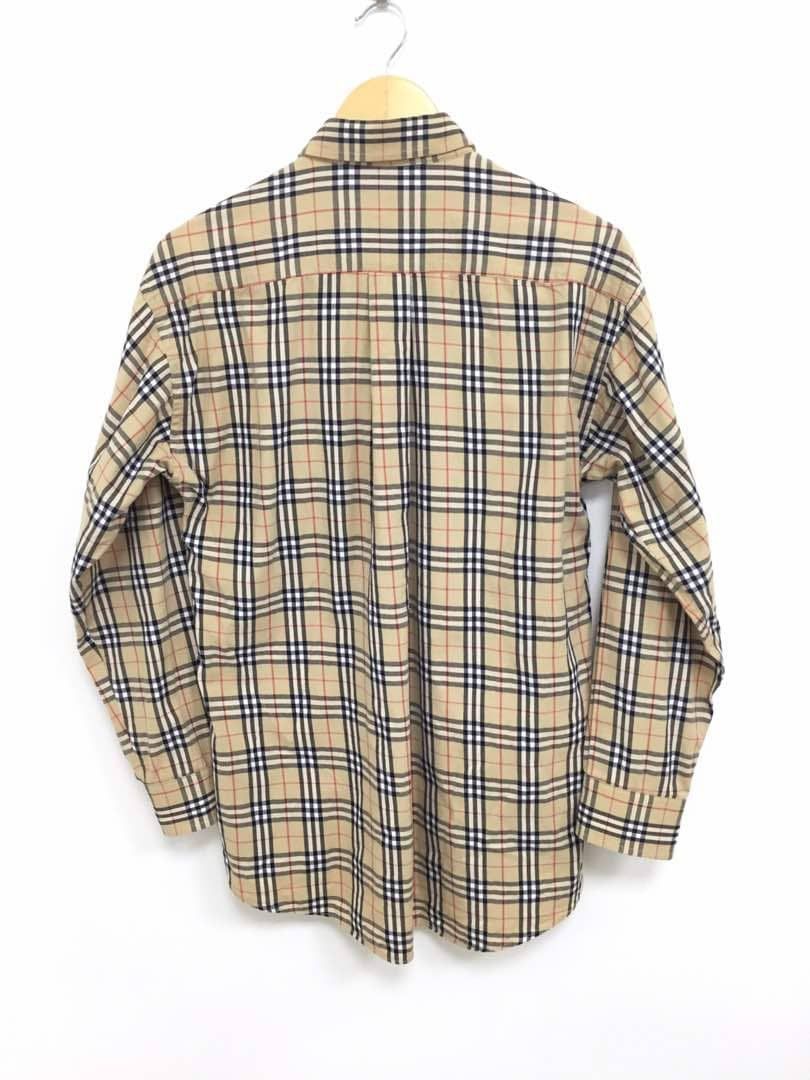 Burberry × Vintage Vintage Burberry Checked Long Sleeve Button-up Size US M / EU 48-50 / 2 - 2 Thumbnail