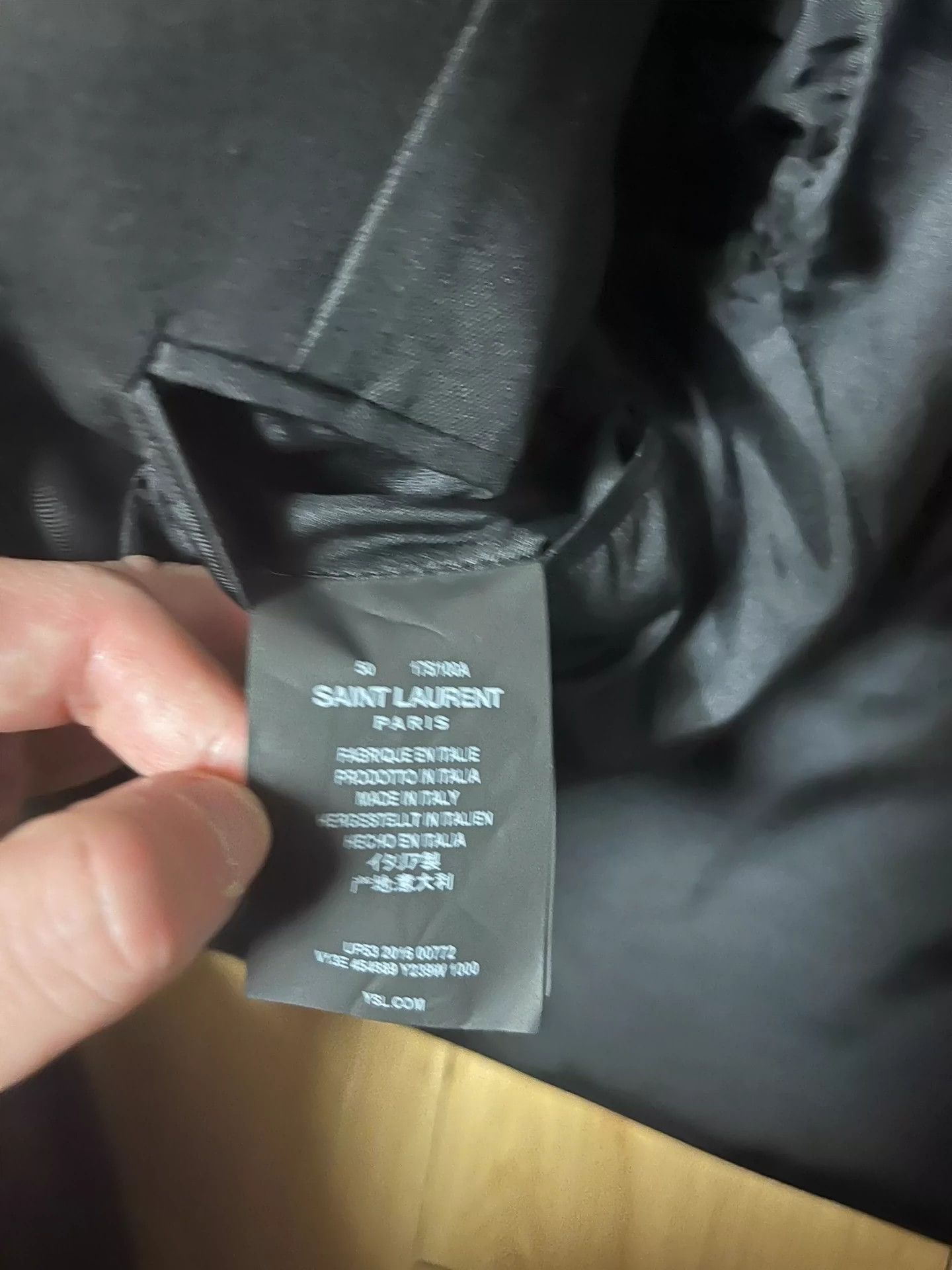 Saint Laurent Paris Saint Laurent Paris Back snake scale jacket Size US M / EU 48-50 / 2 - 3 Thumbnail