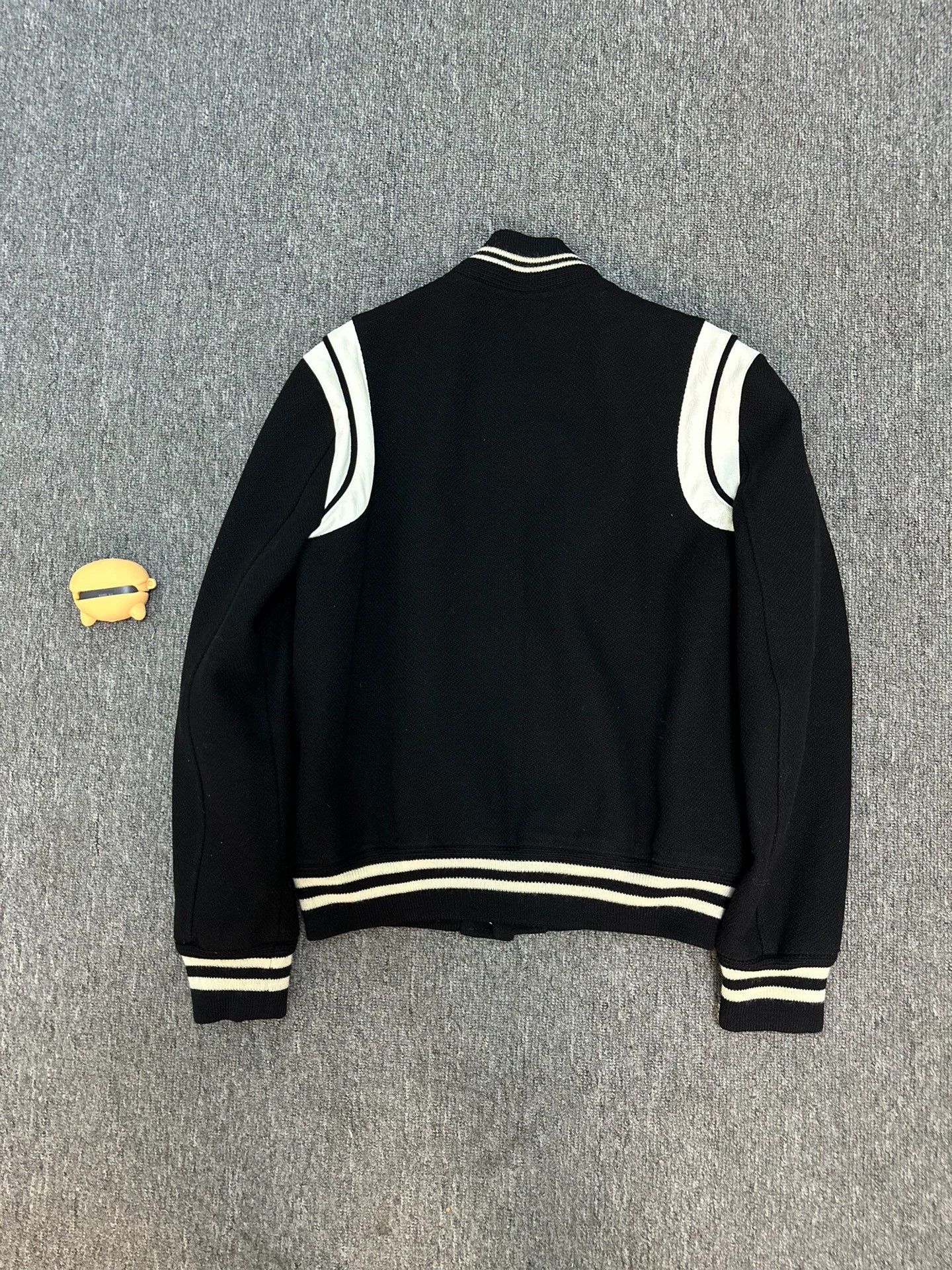Saint Laurent Paris Saint Laurent Paris Black and white baseball jacket Size US S / EU 44-46 / 1 - 2 Thumbnail